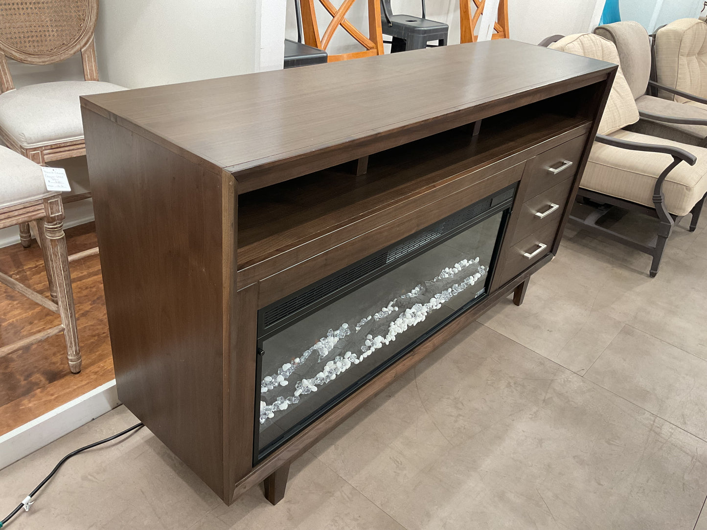 TV Console & Electric Fireplace