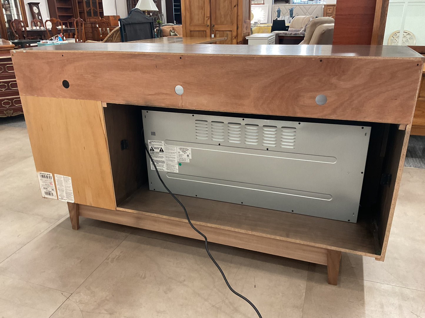 TV Console & Electric Fireplace