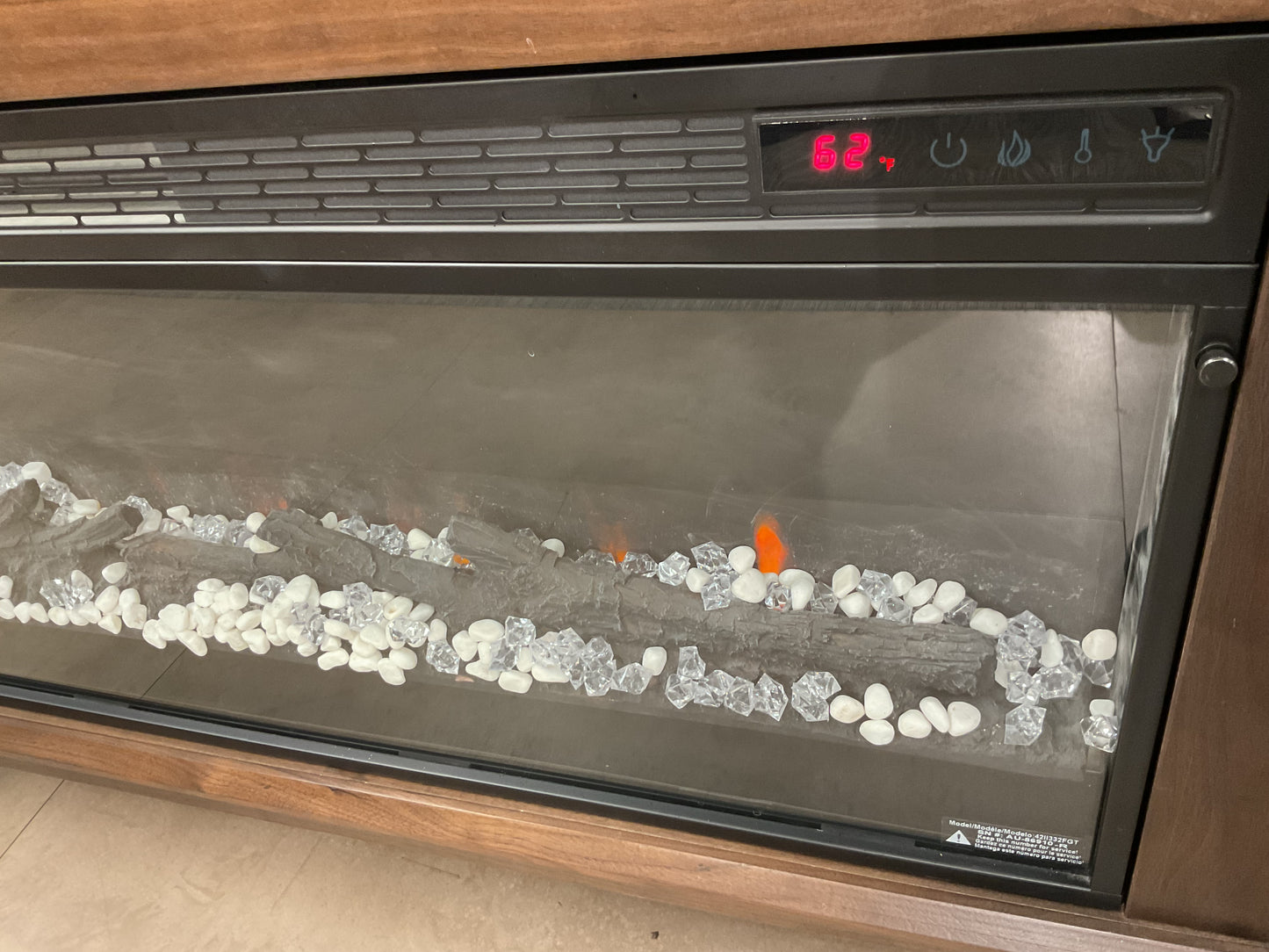 TV Console & Electric Fireplace