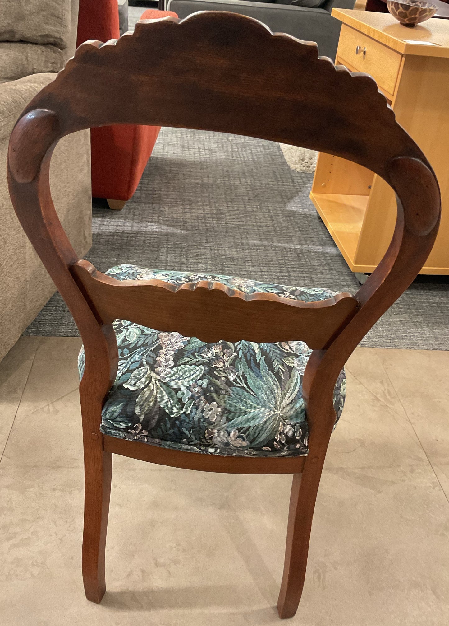 Victorian Hand Carved Chair