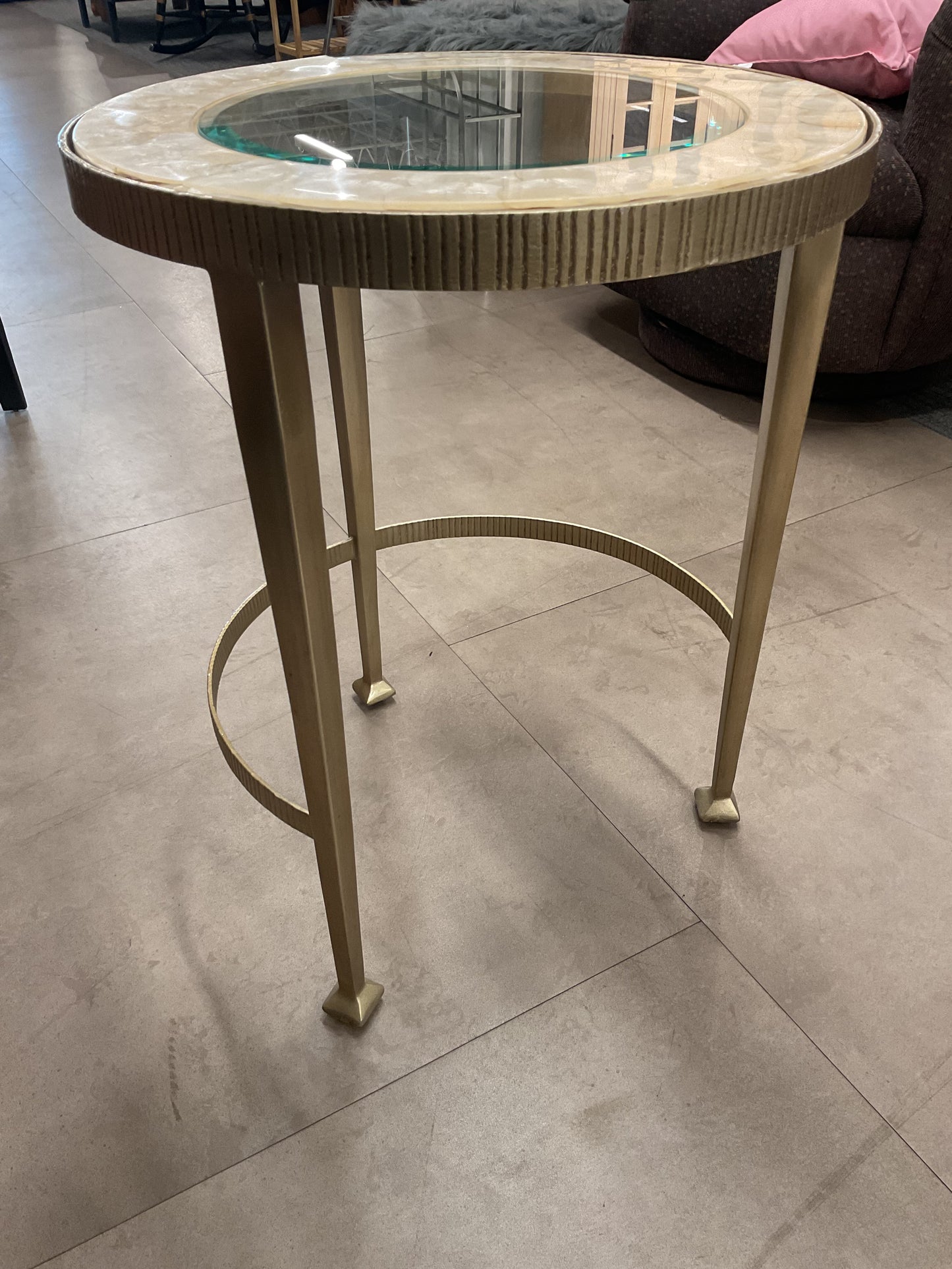Capiz Shell Accent Table