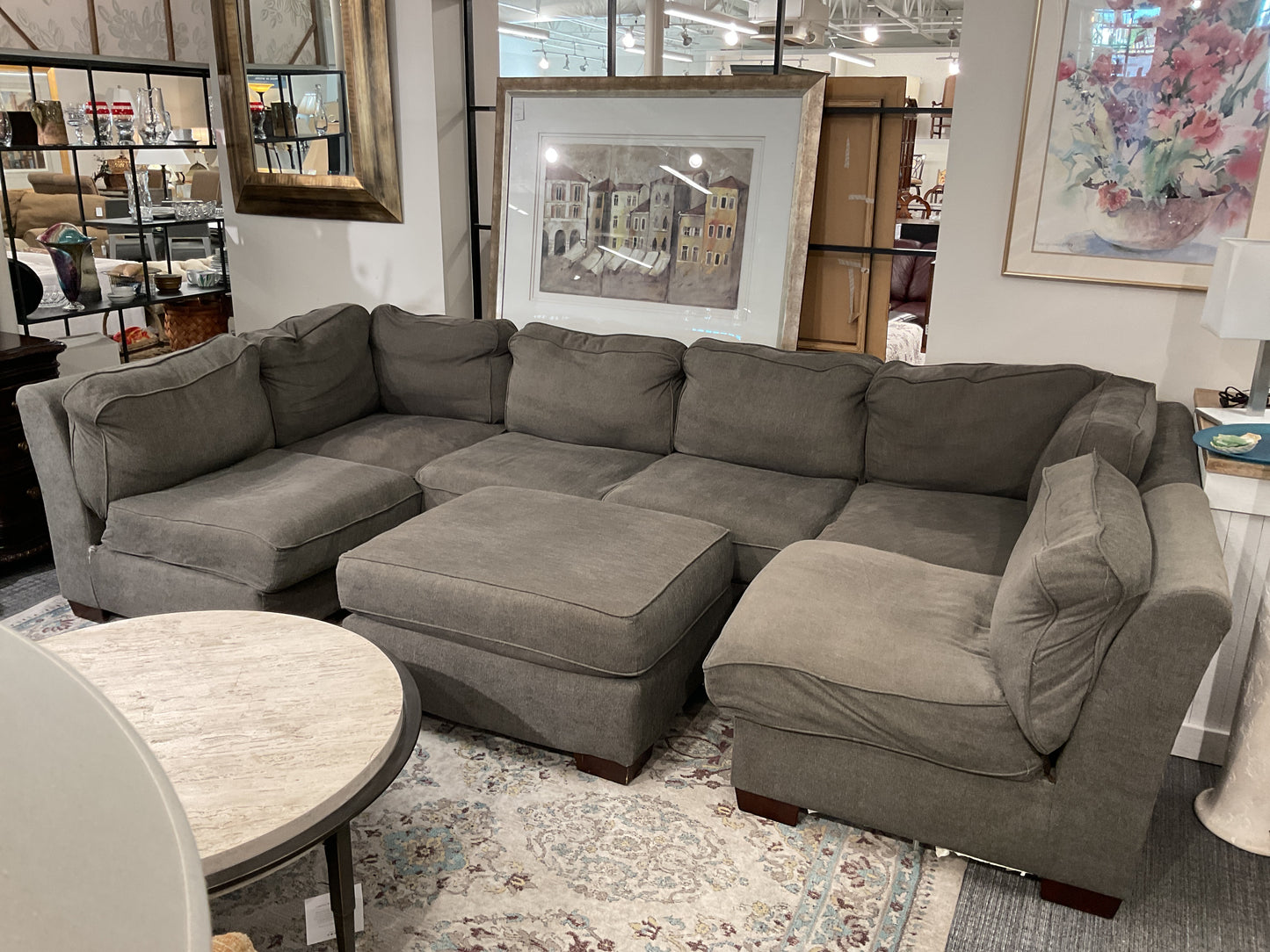 Unnecessarily long Sofa + ottoman