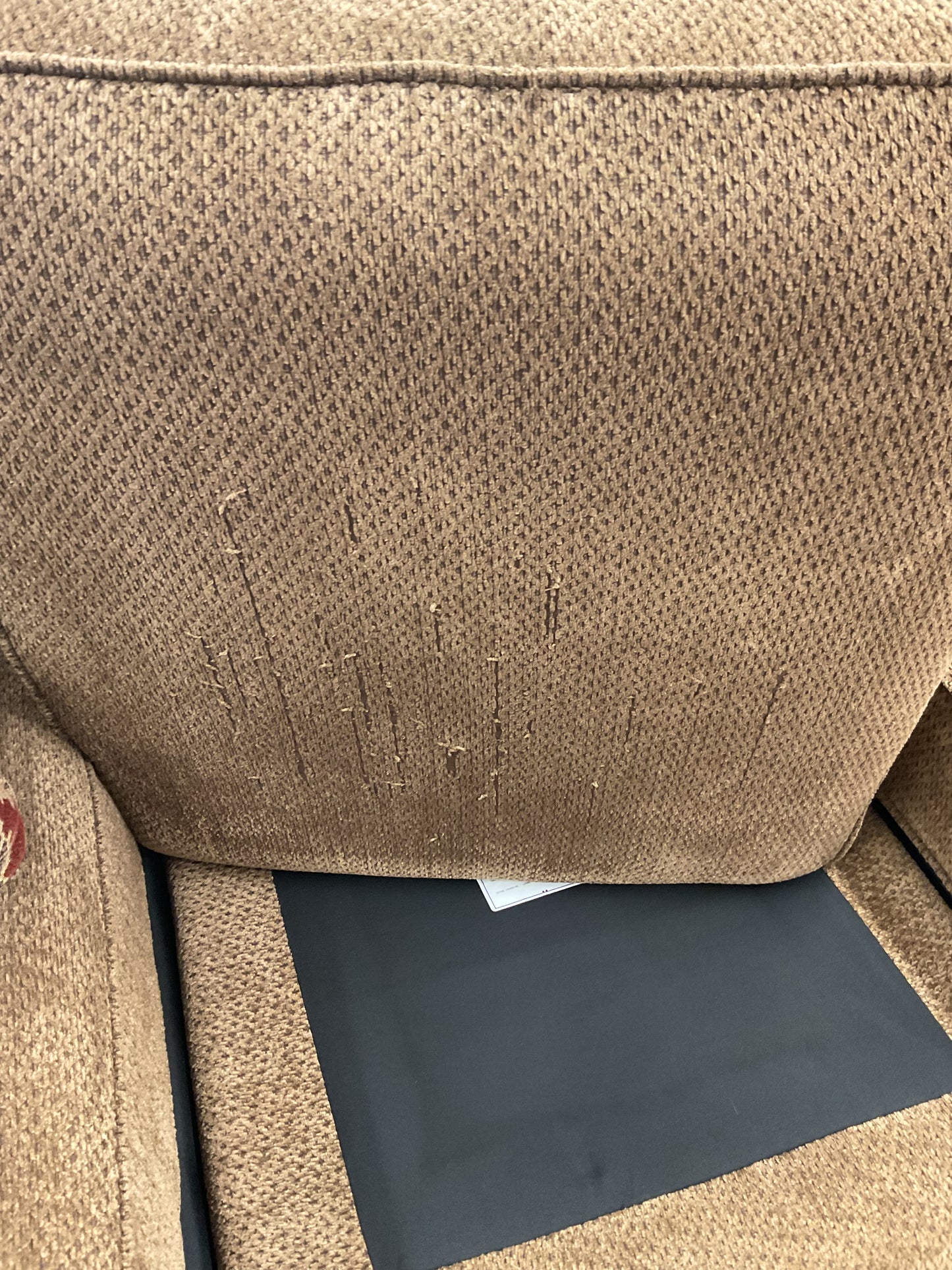 Brown Studded Sectional