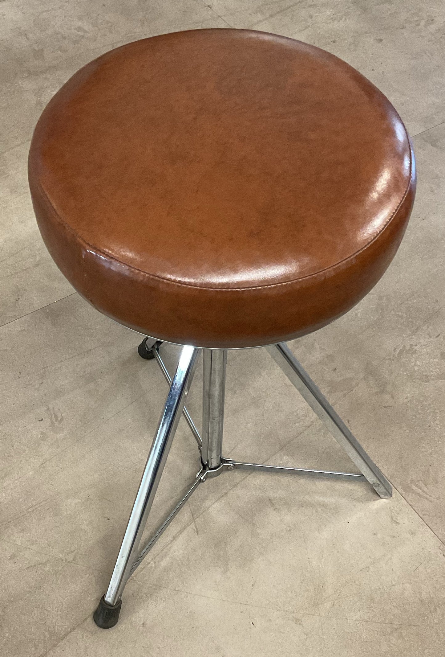 Leather Humes & Berg Stool