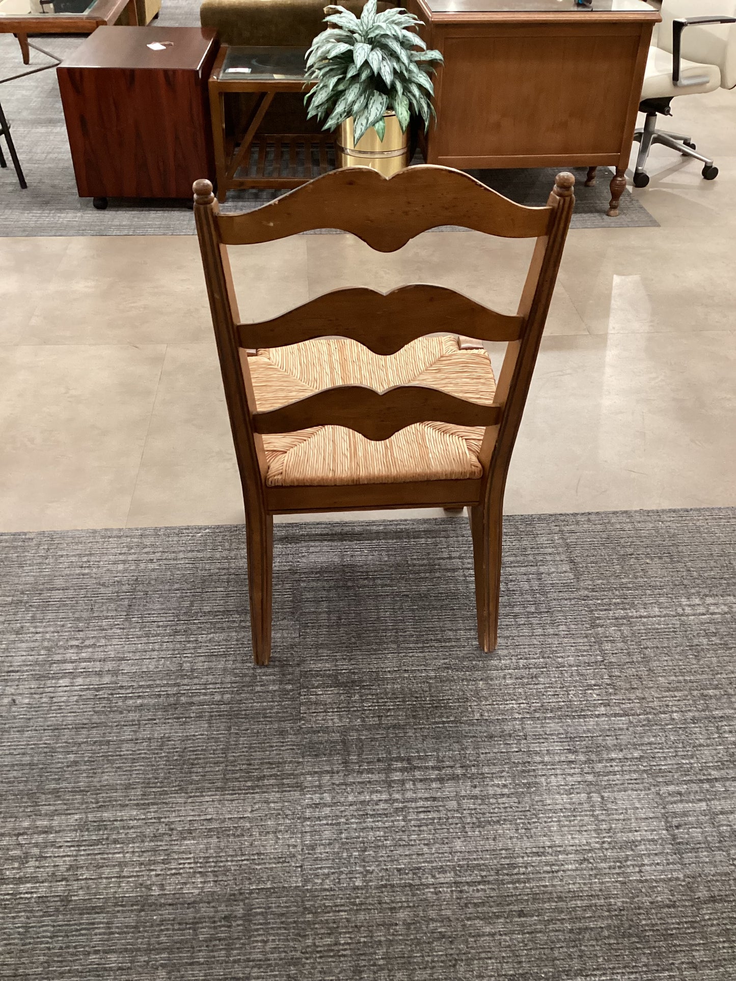 Wicker Ladder Back Chair