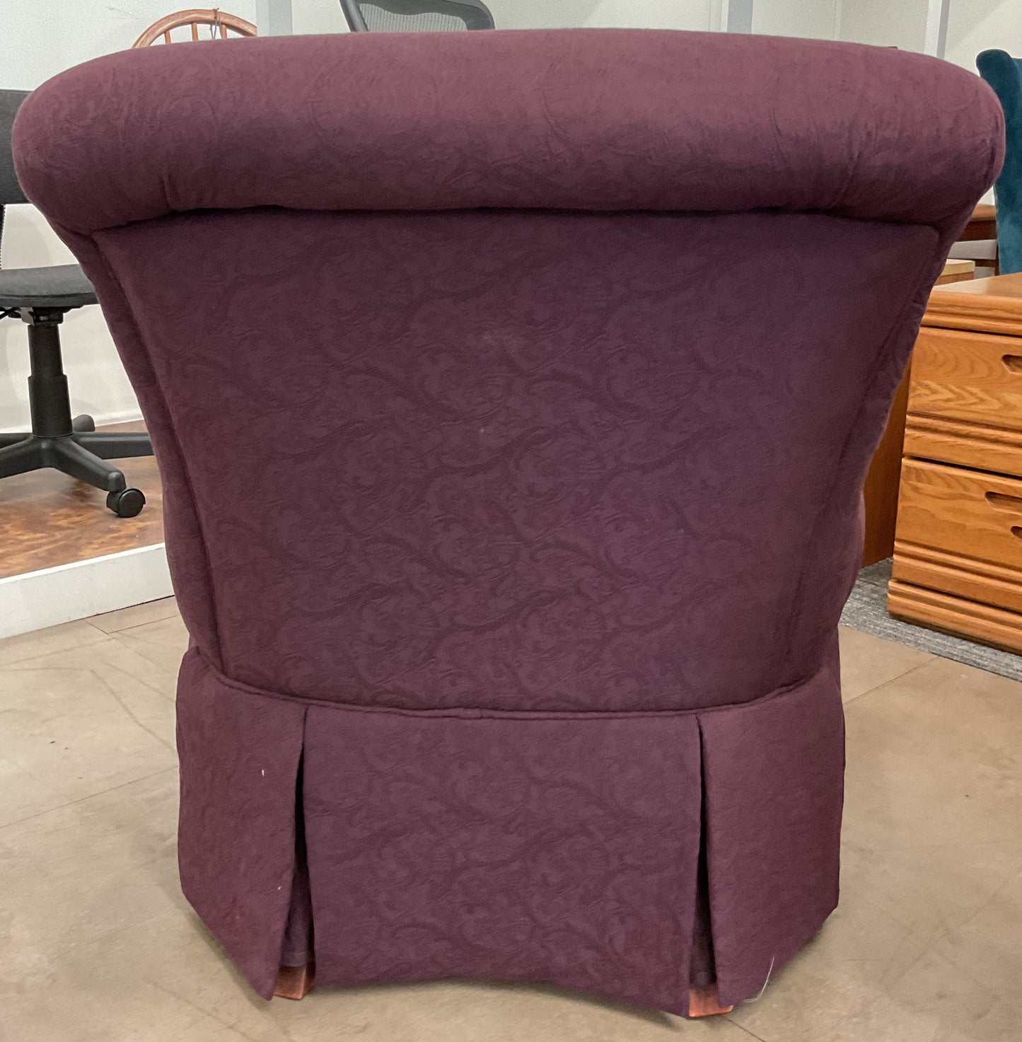 Purple Slipper Chair