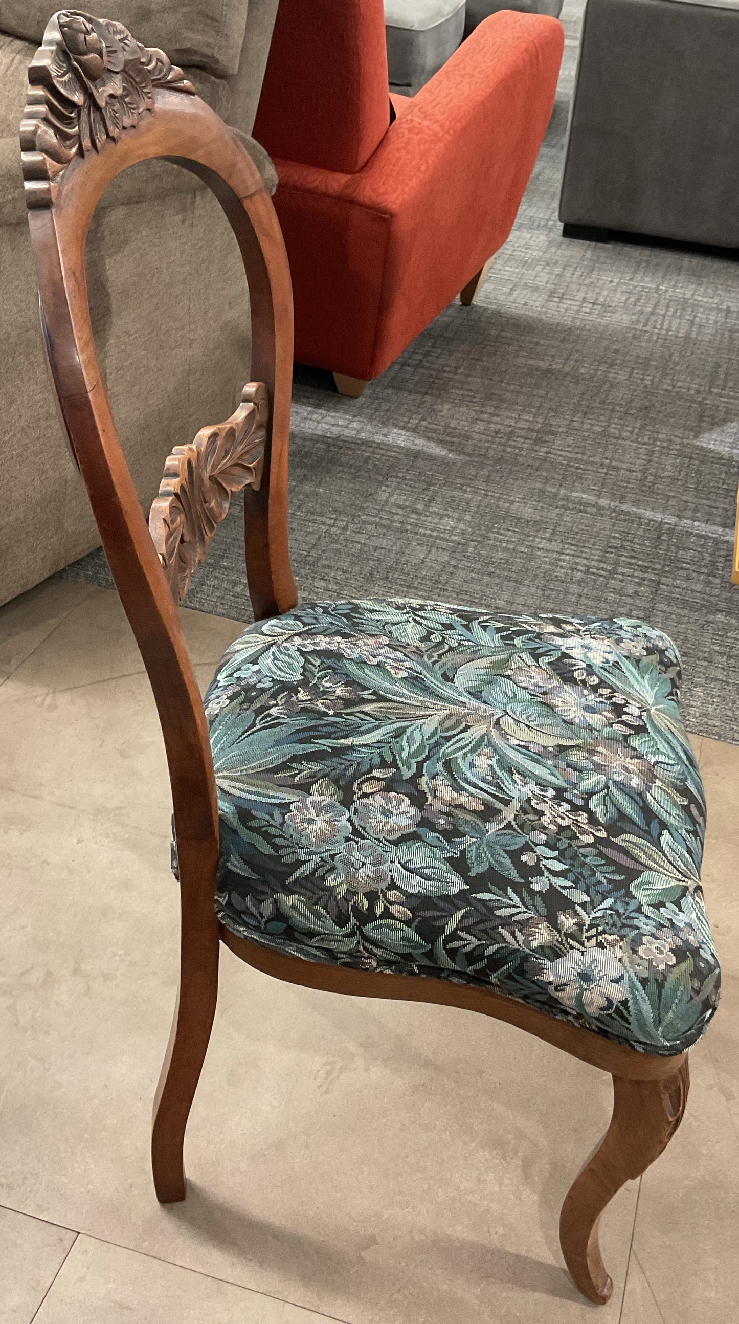 Victorian Hand Carved Chair