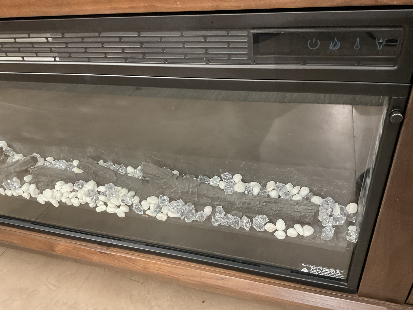 TV Console & Electric Fireplace