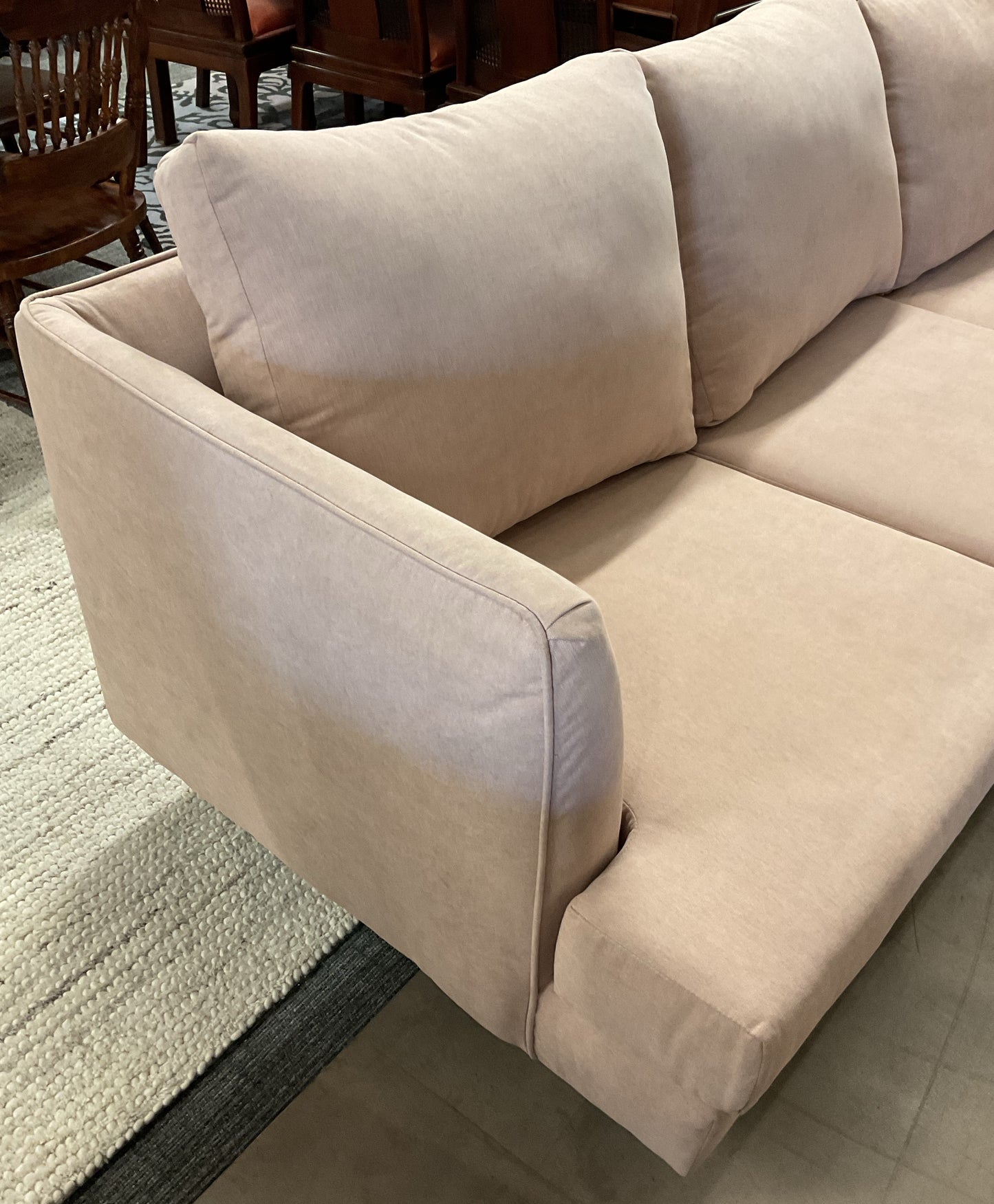 Rainey Blush Sofa