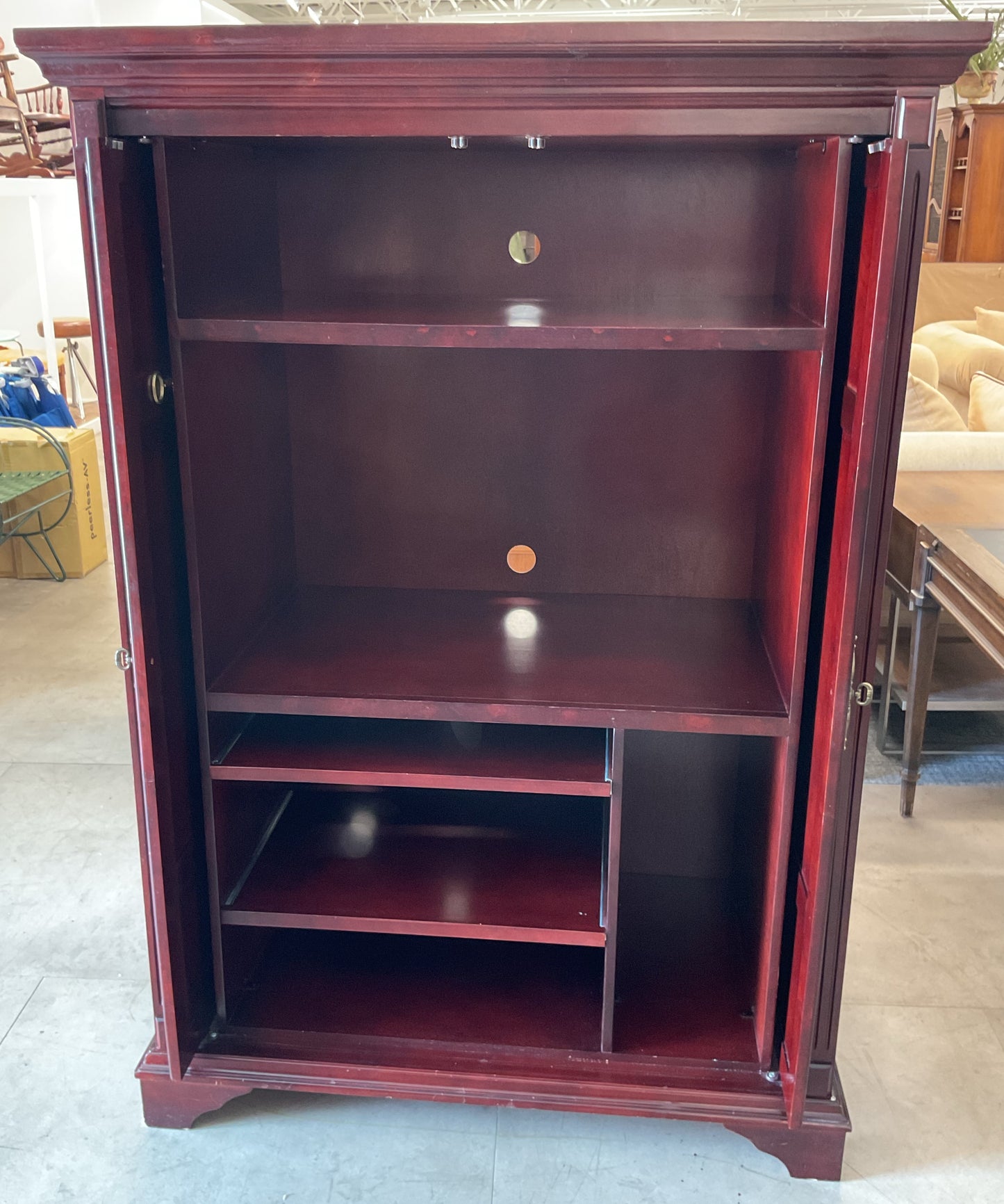 Mahogany TV Cabinet