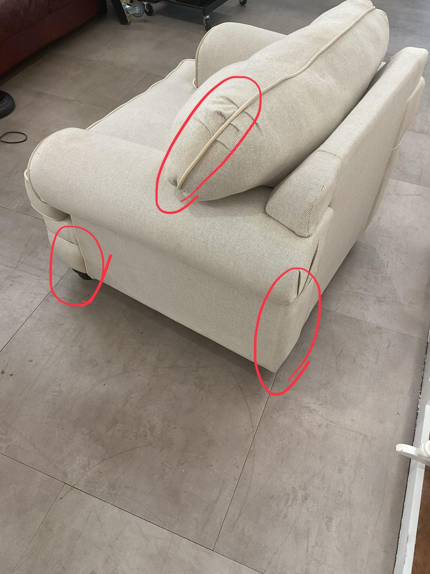 Off White Armchair