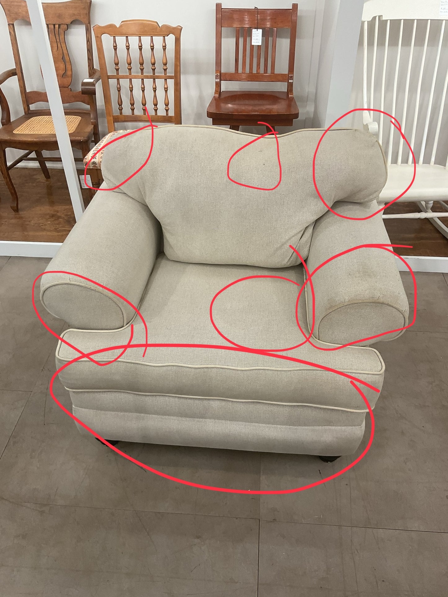 Off White Armchair