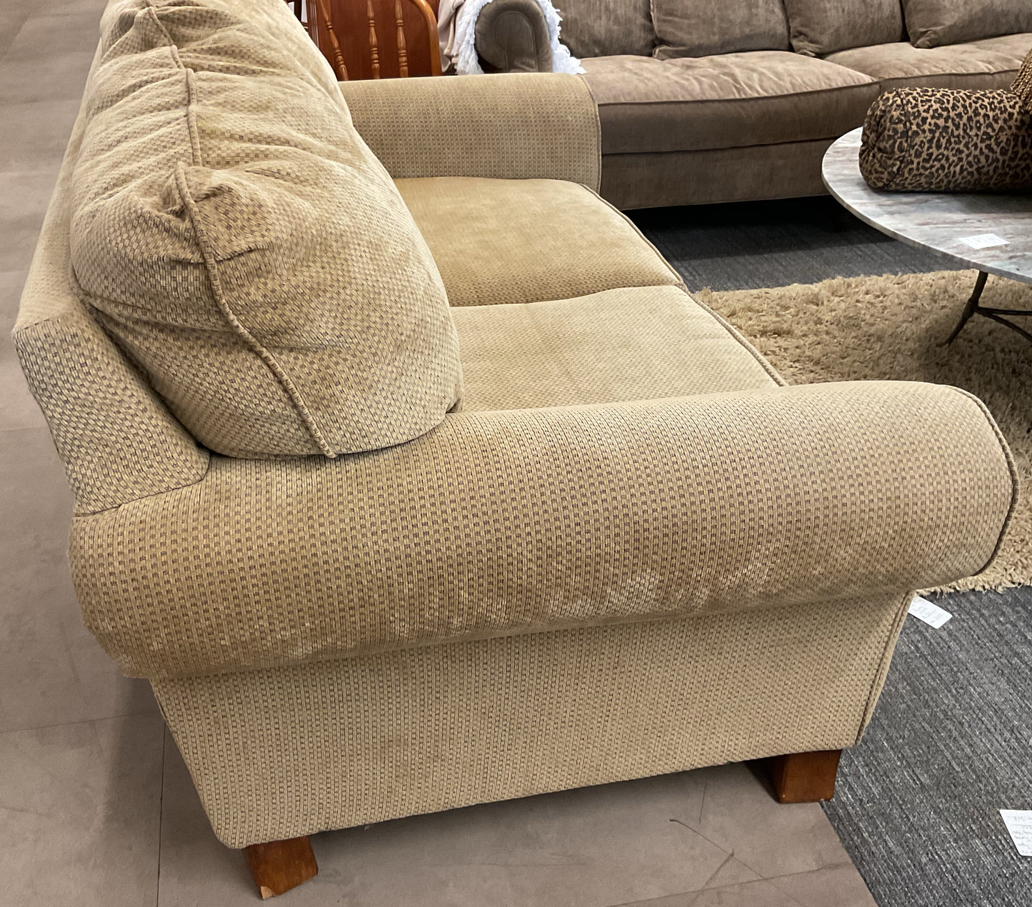 Ashley Gold Loveseat