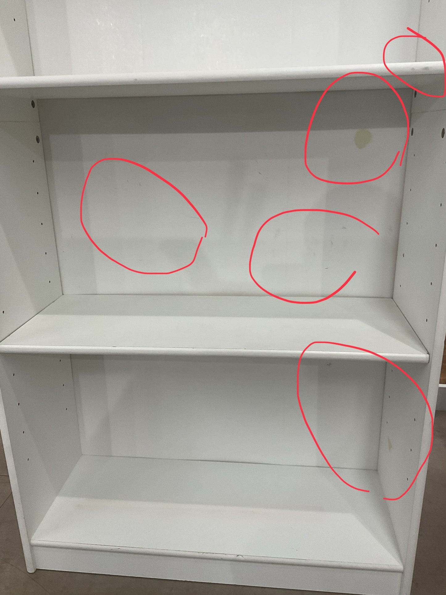 Pale Bookcase