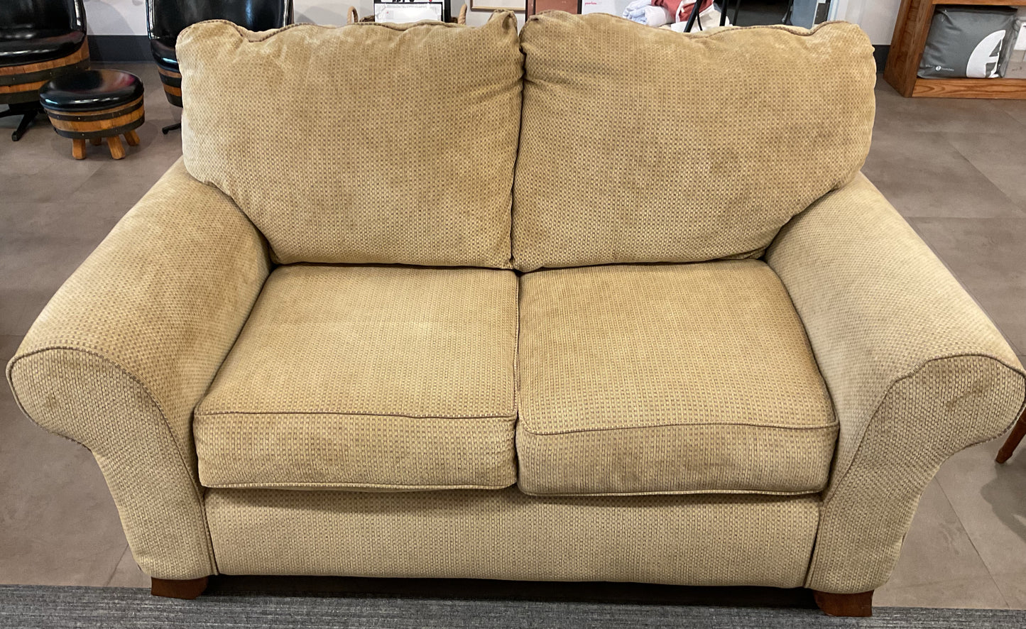 Ashley Gold Loveseat
