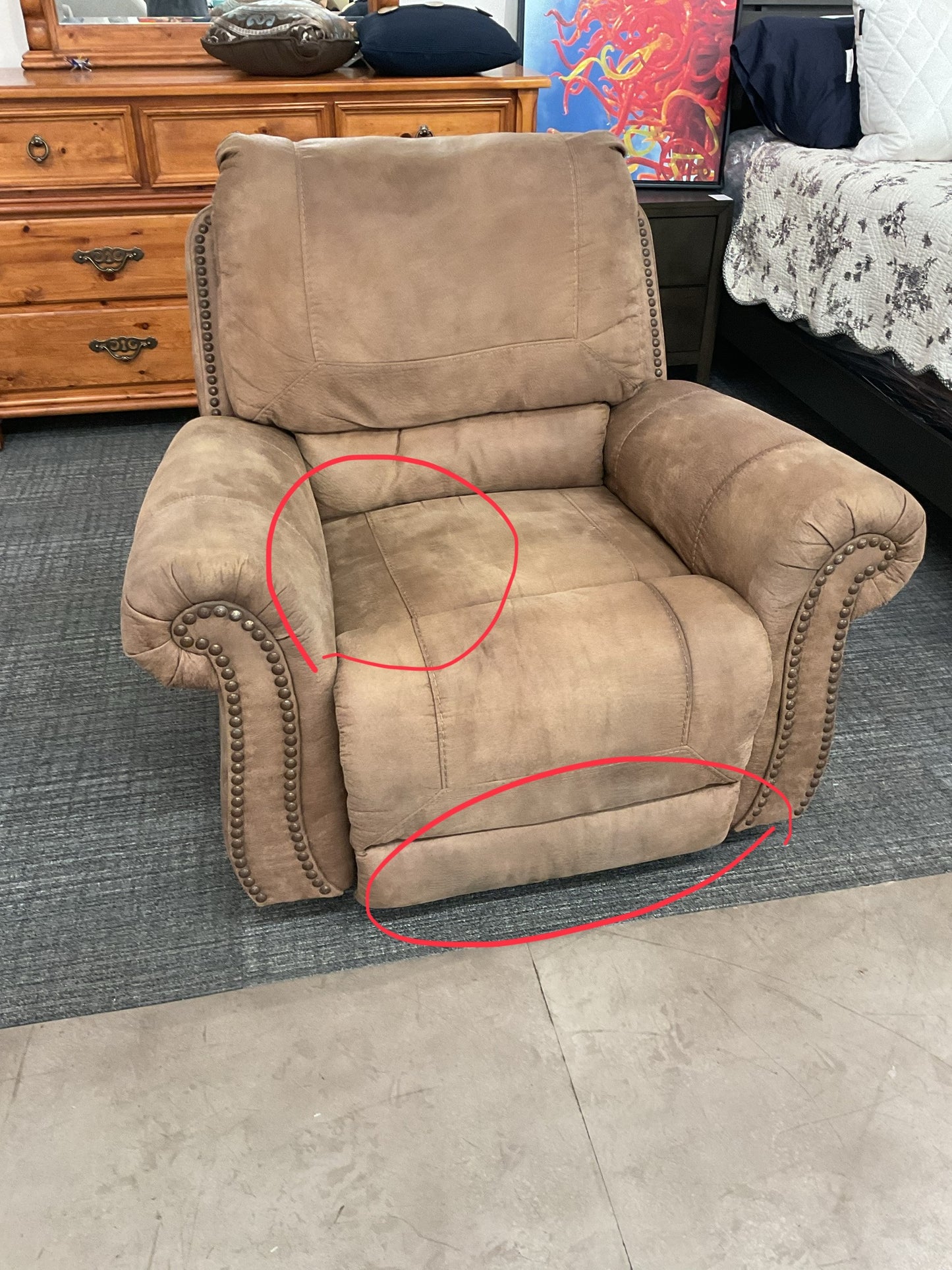 Brown Ashley Recliner