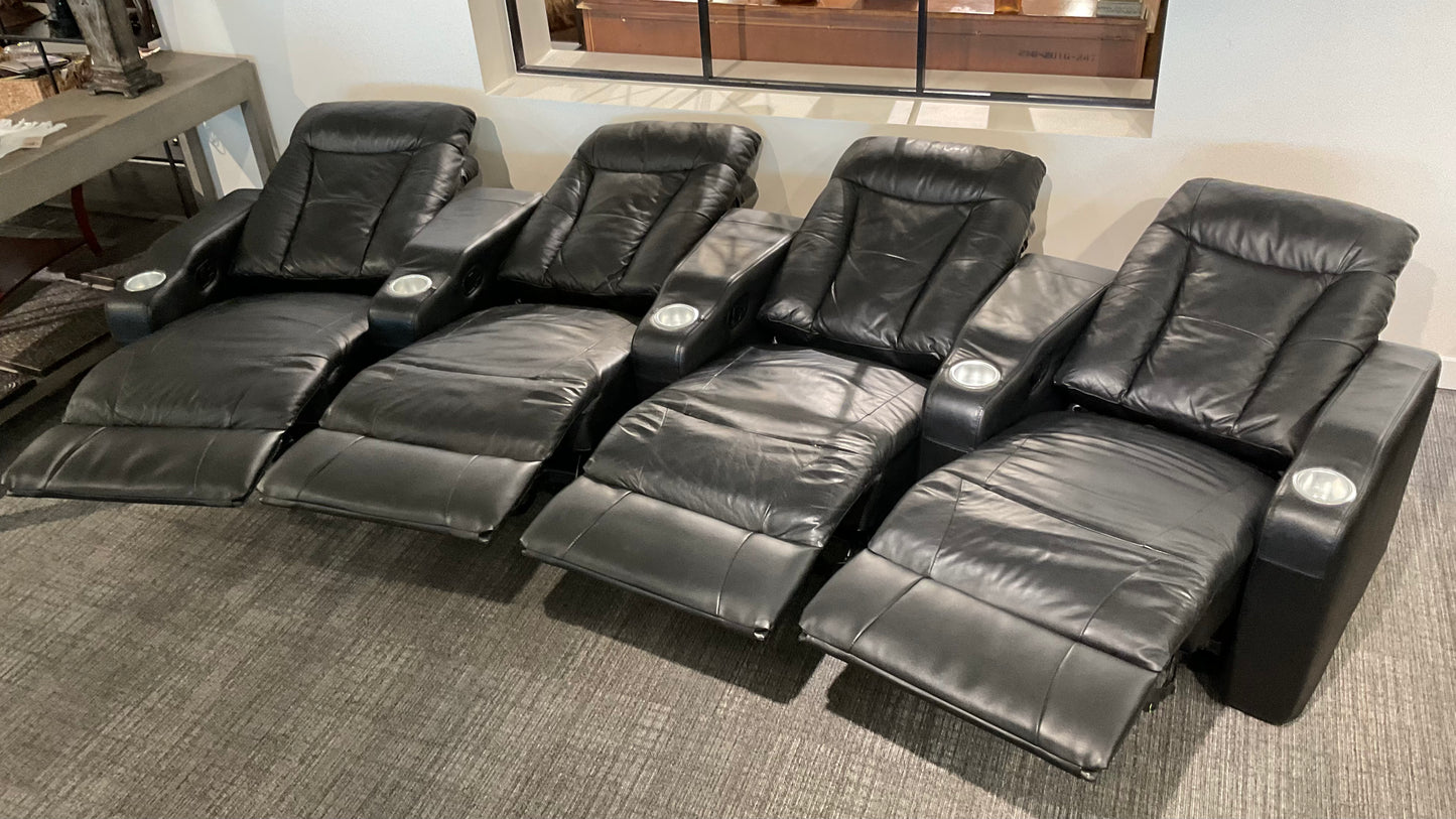 Coaster Company Genuine Leather Pavilion Recliner Set