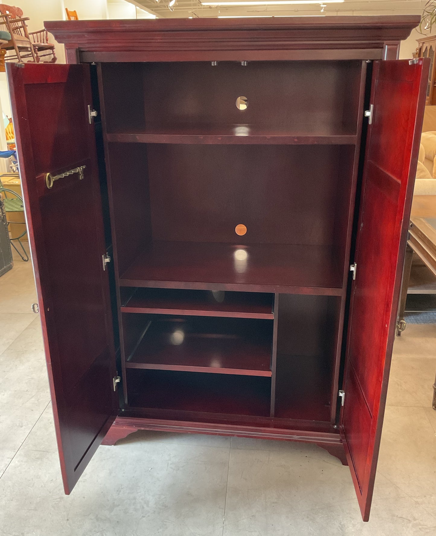 Mahogany TV Cabinet