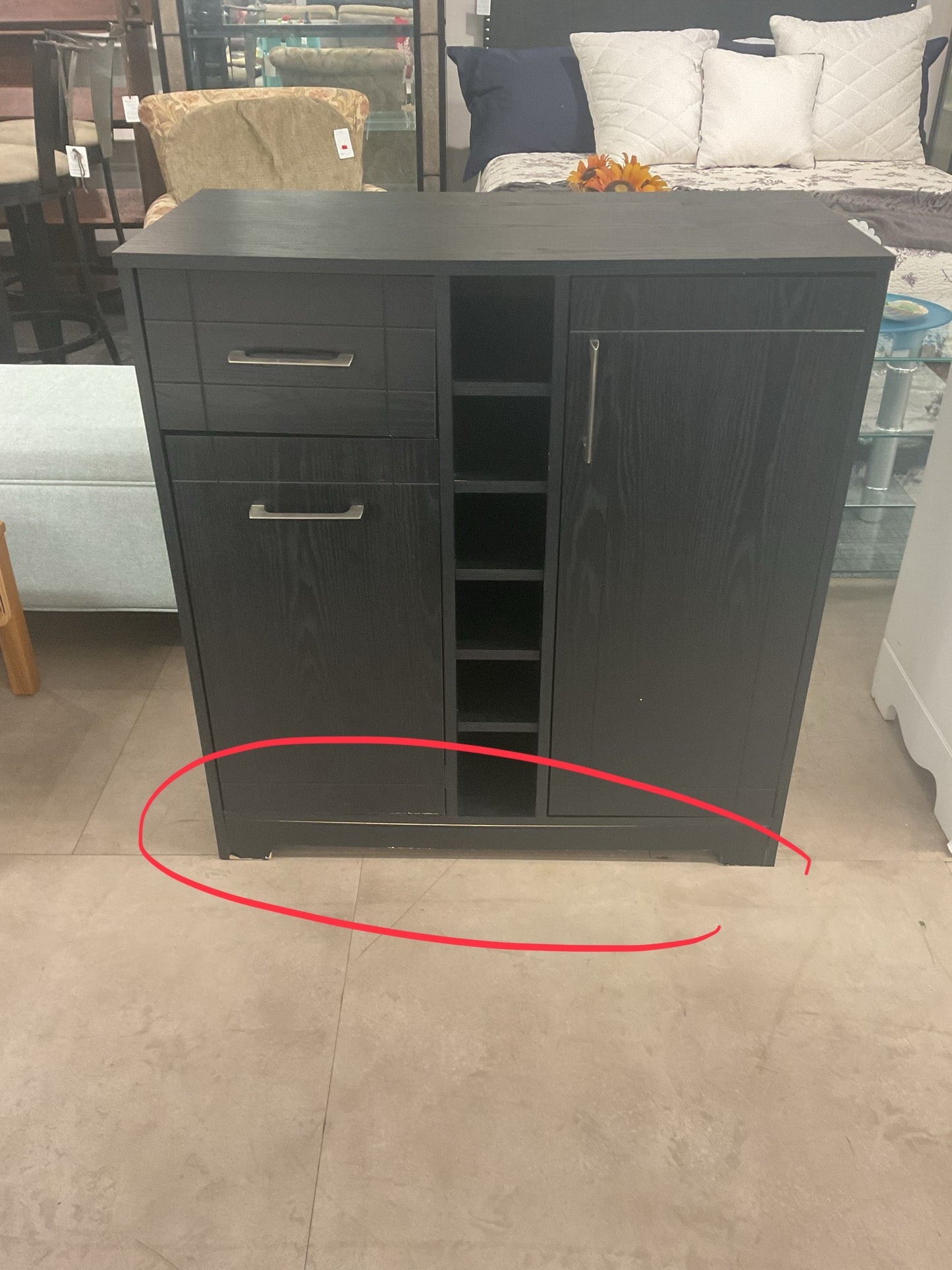 Black Bar Cabinet