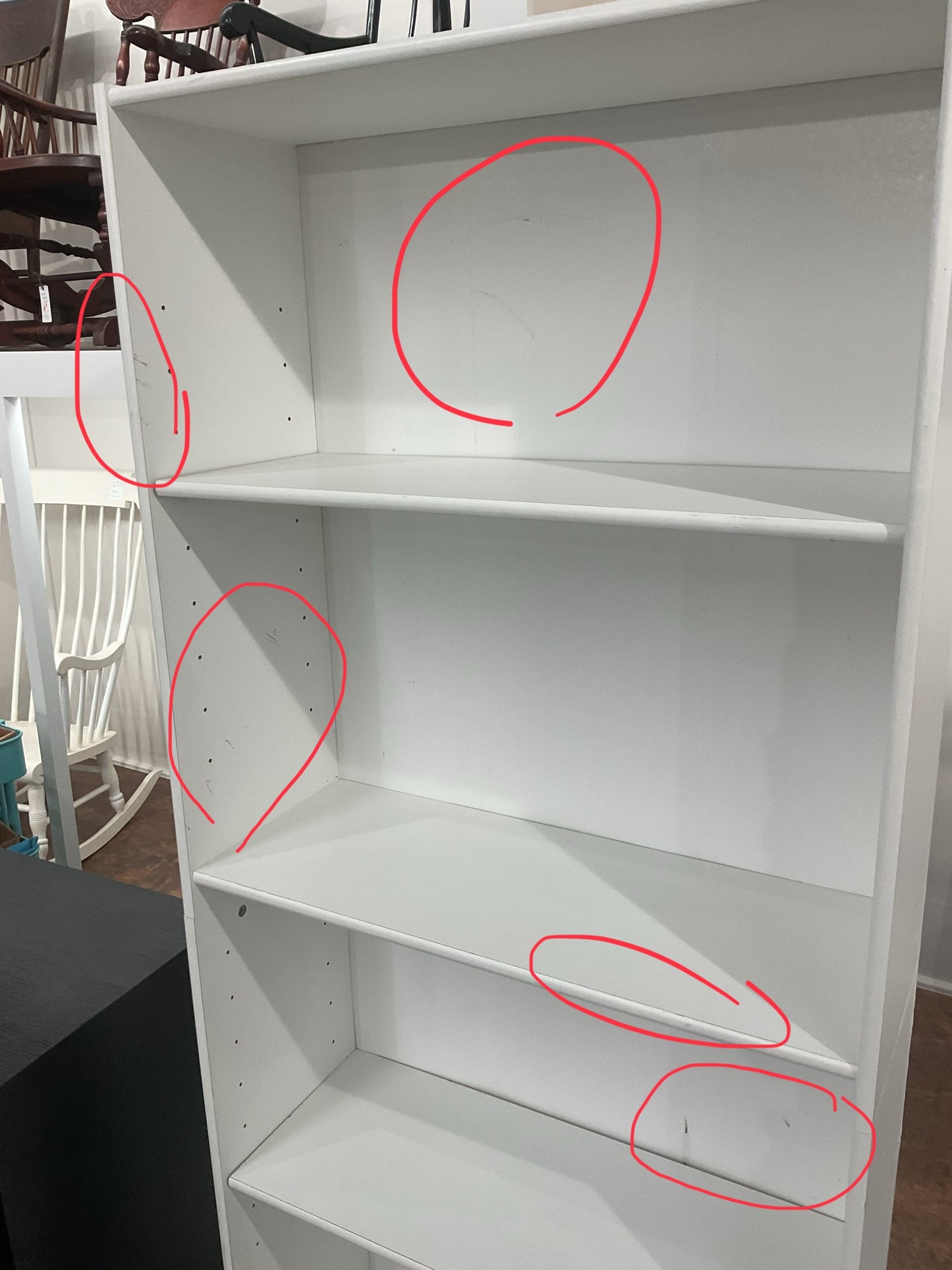 Pale Bookcase