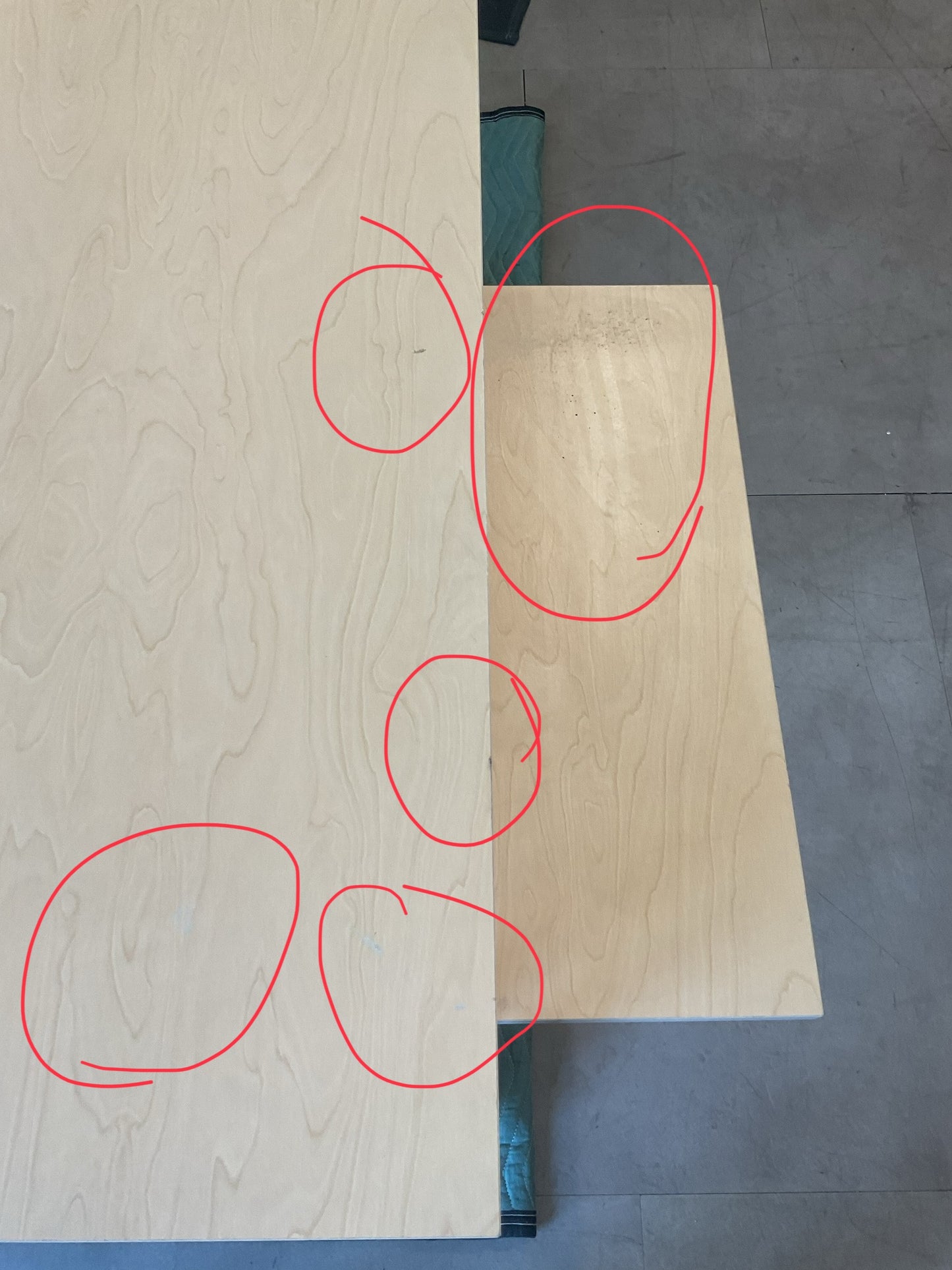 Round Edge Low Desk