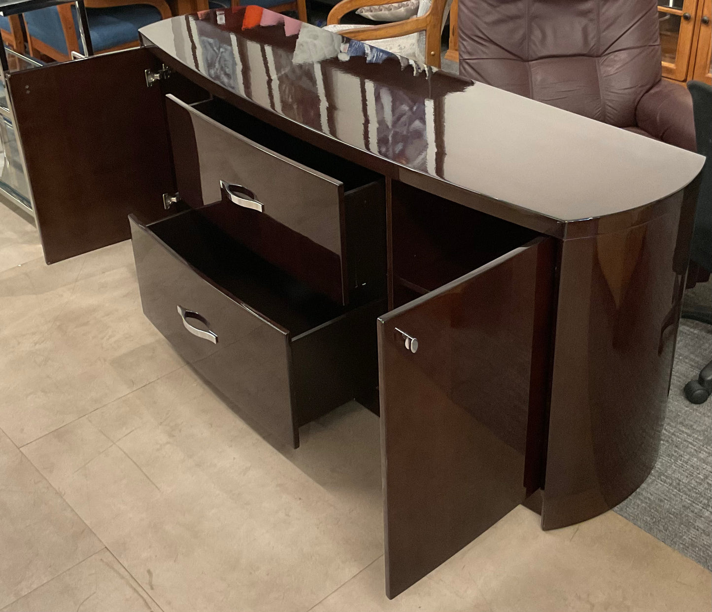 Solid Maple Credenza