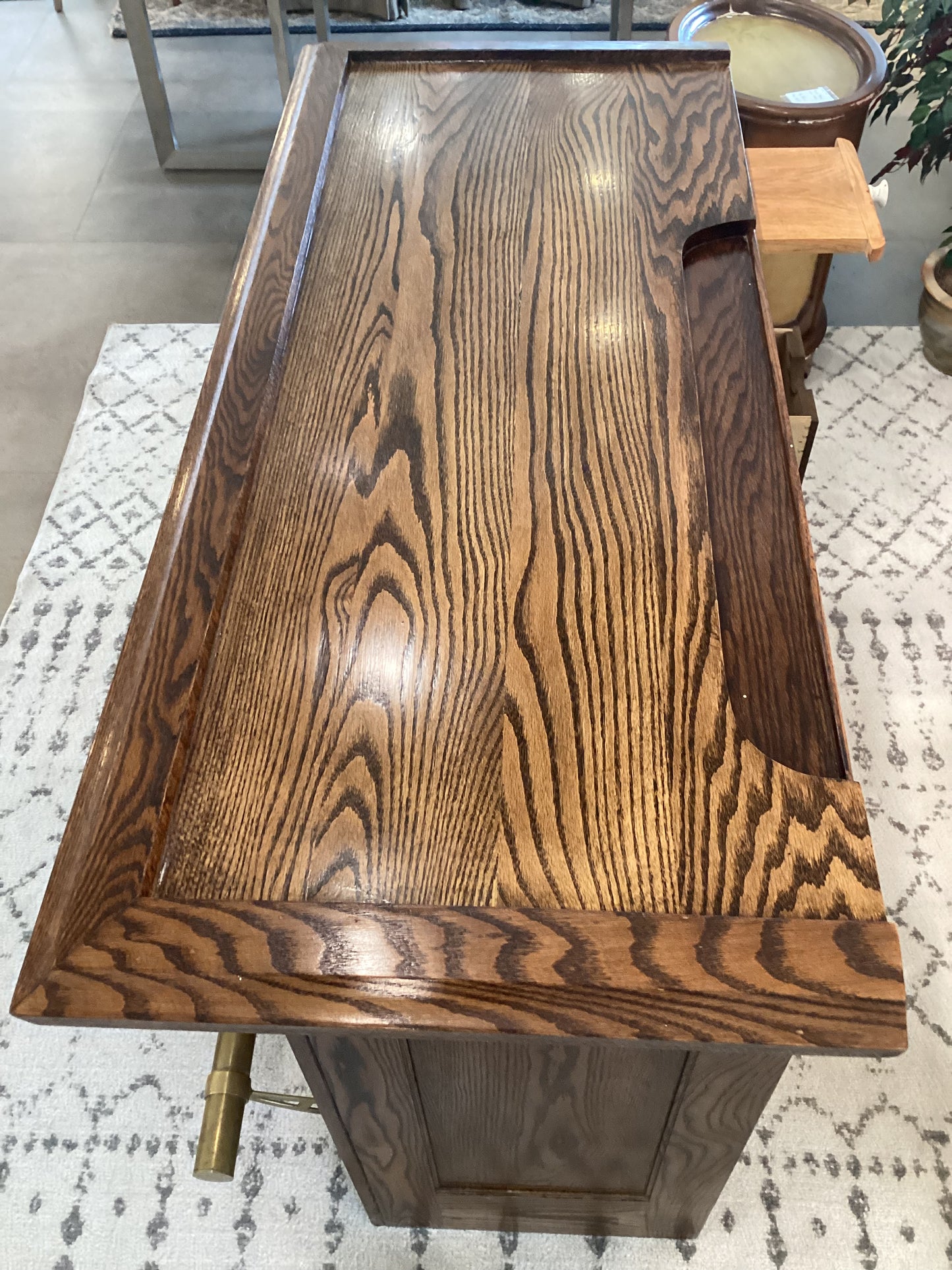 Solid Oak Pub Table