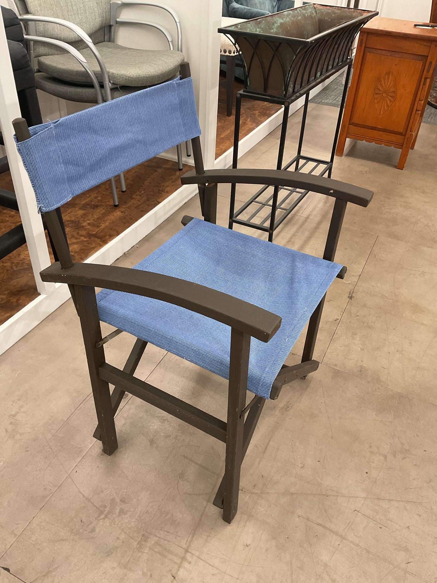 Denim Patio Chair