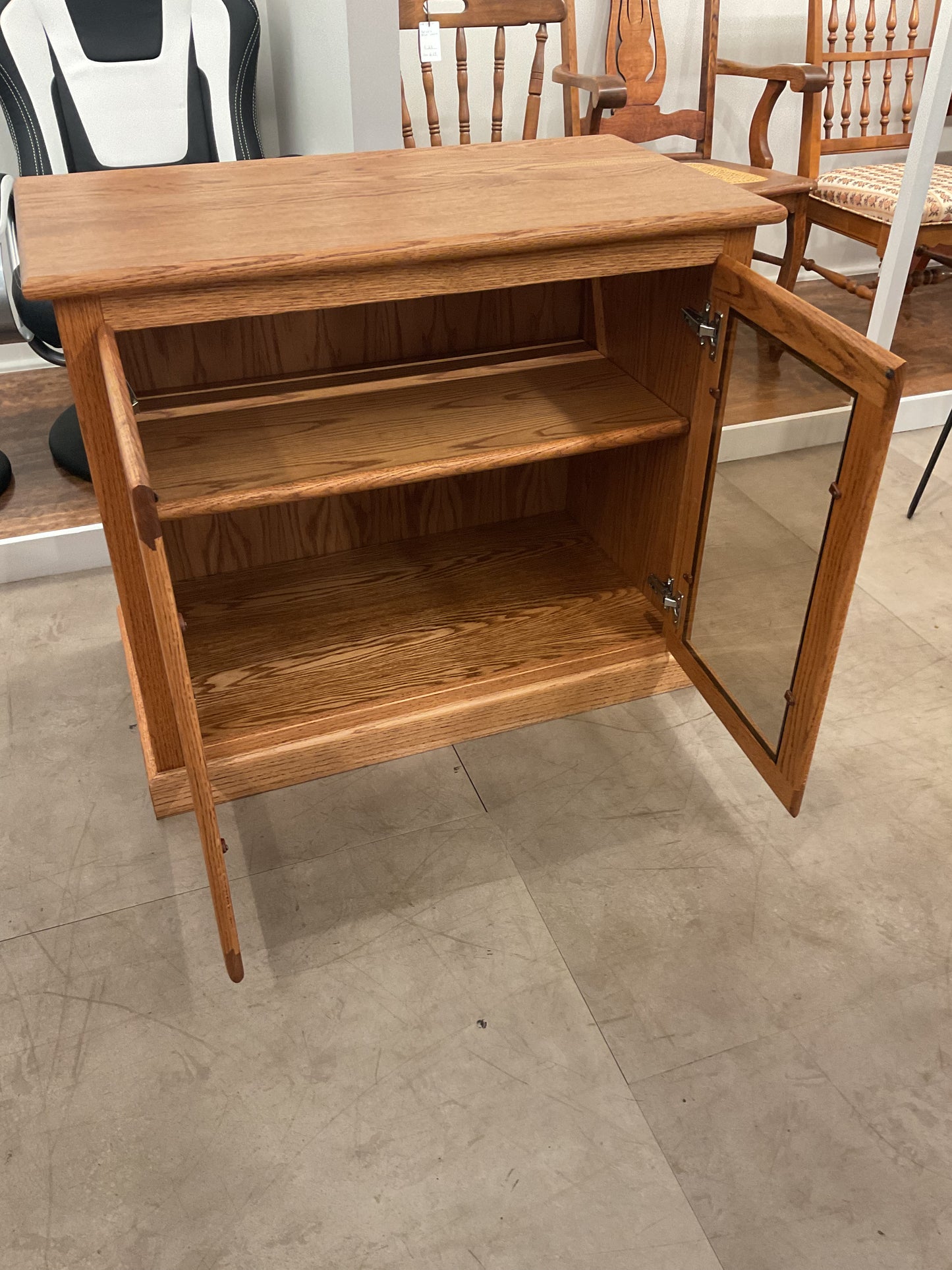 Solid Oak Console