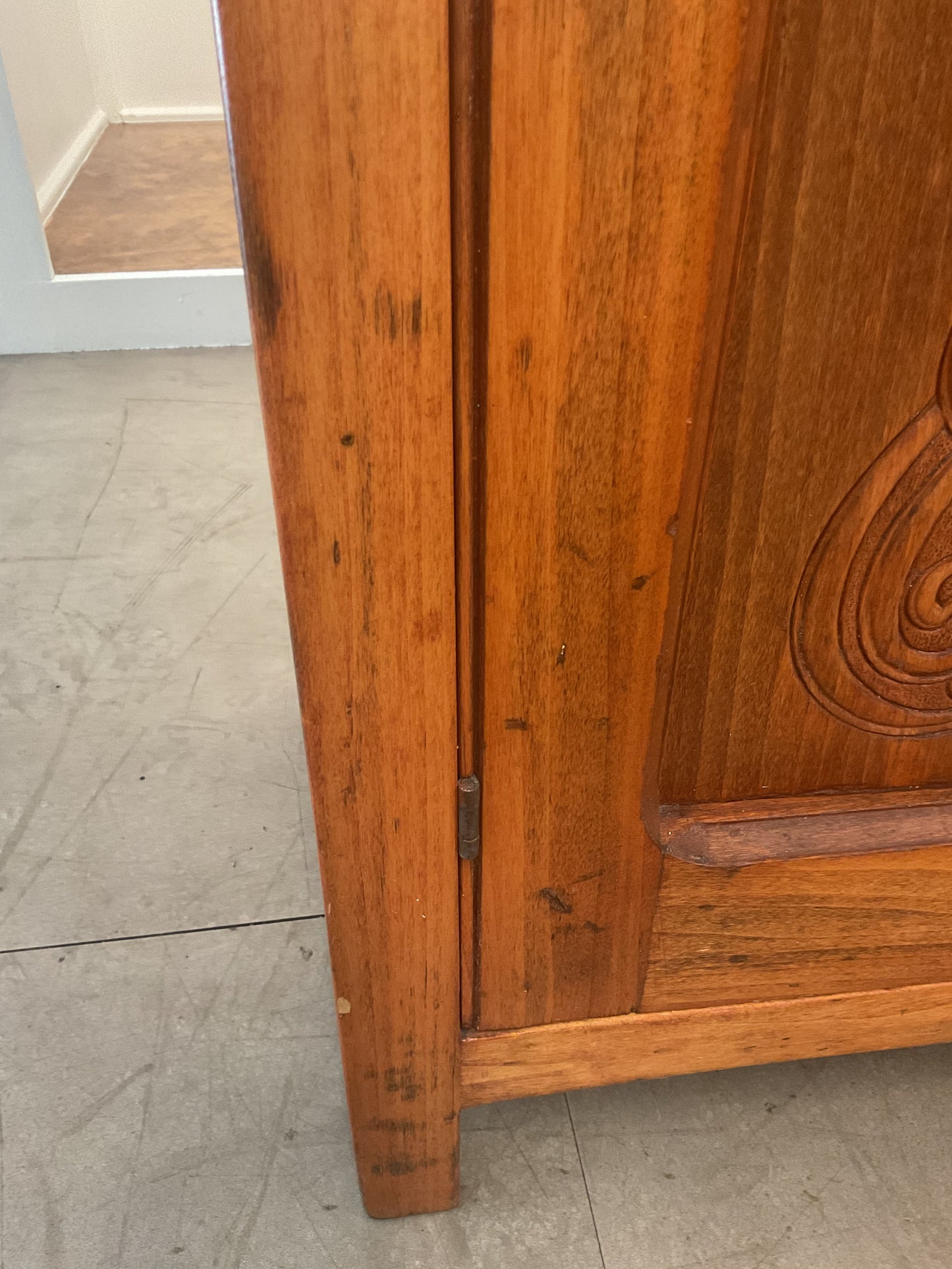 Amber Carved Cabinet