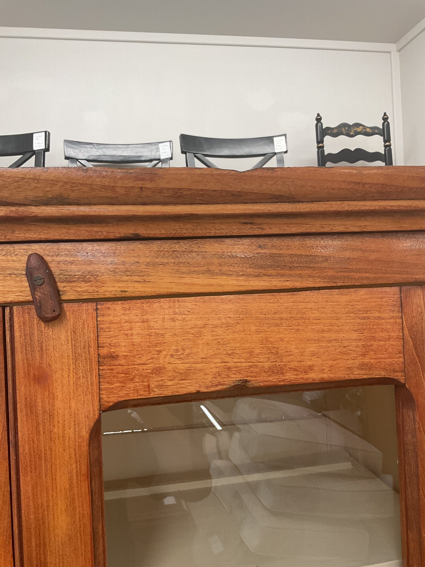 Amber Carved Cabinet
