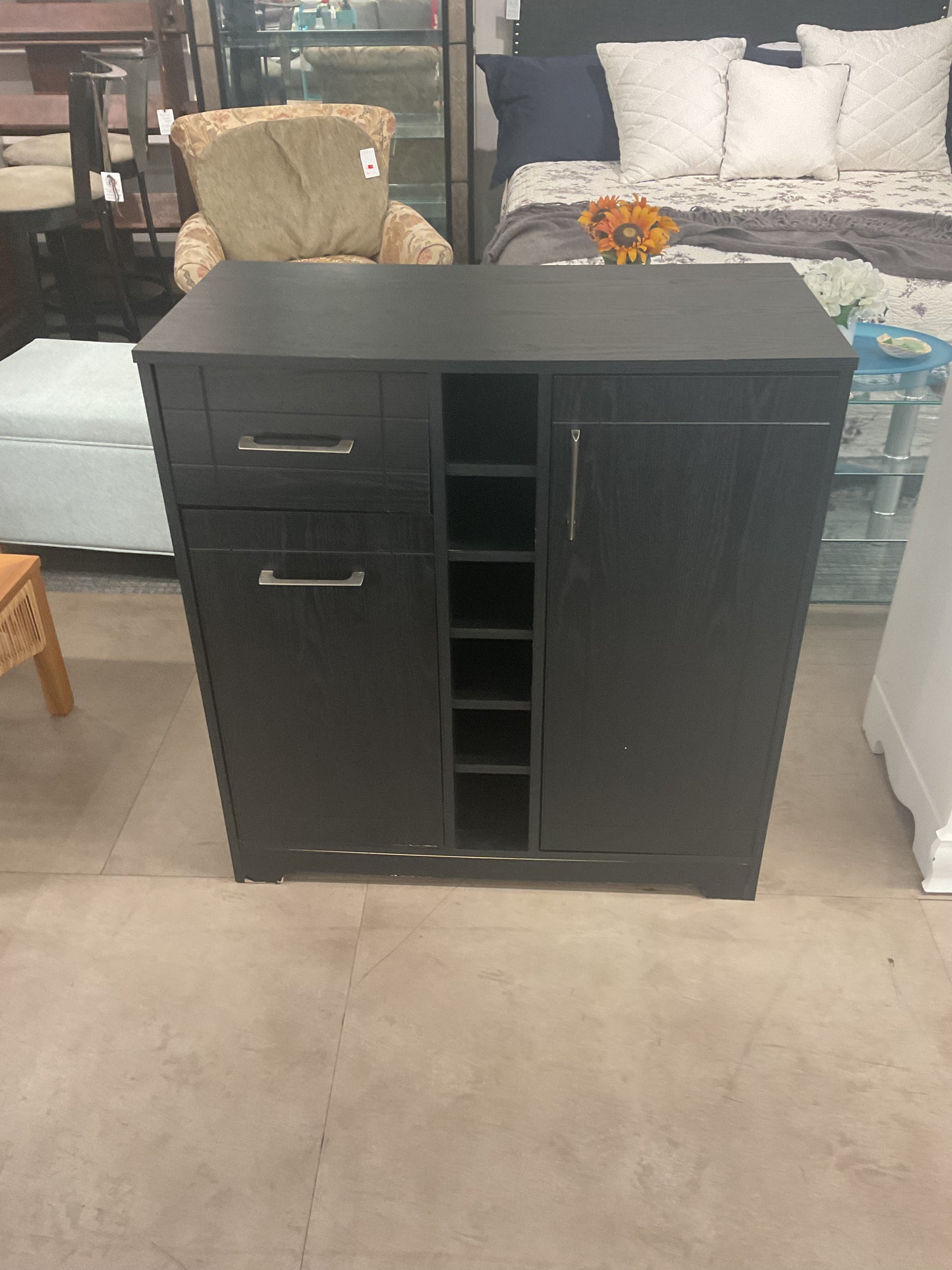 Black Bar Cabinet