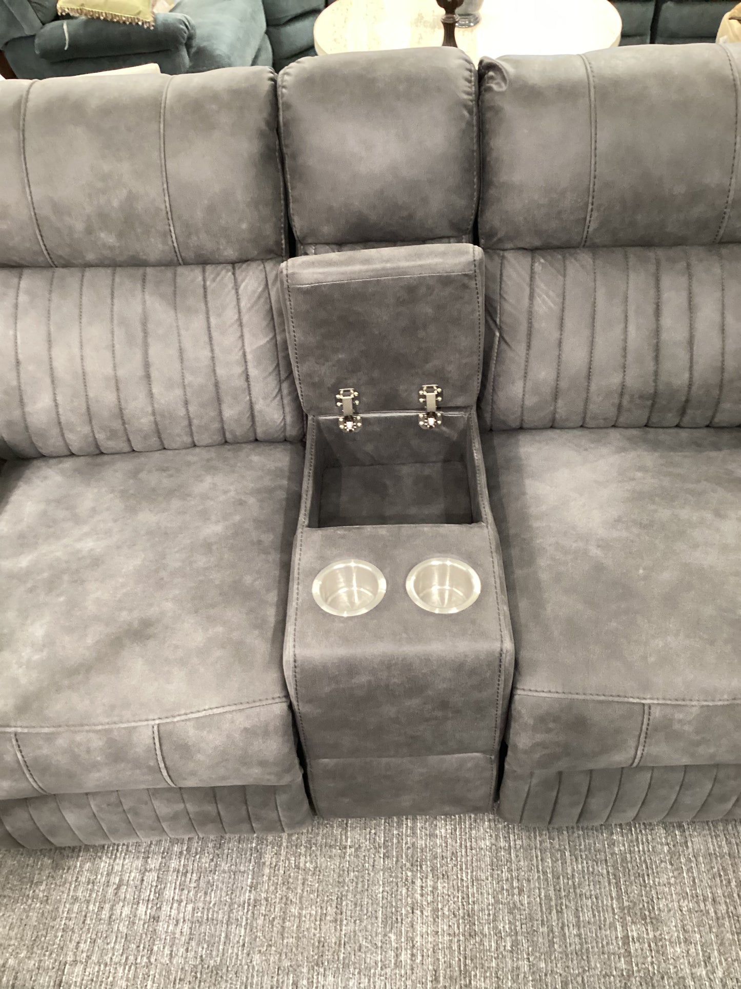 Gray 2 Seater Recliner
