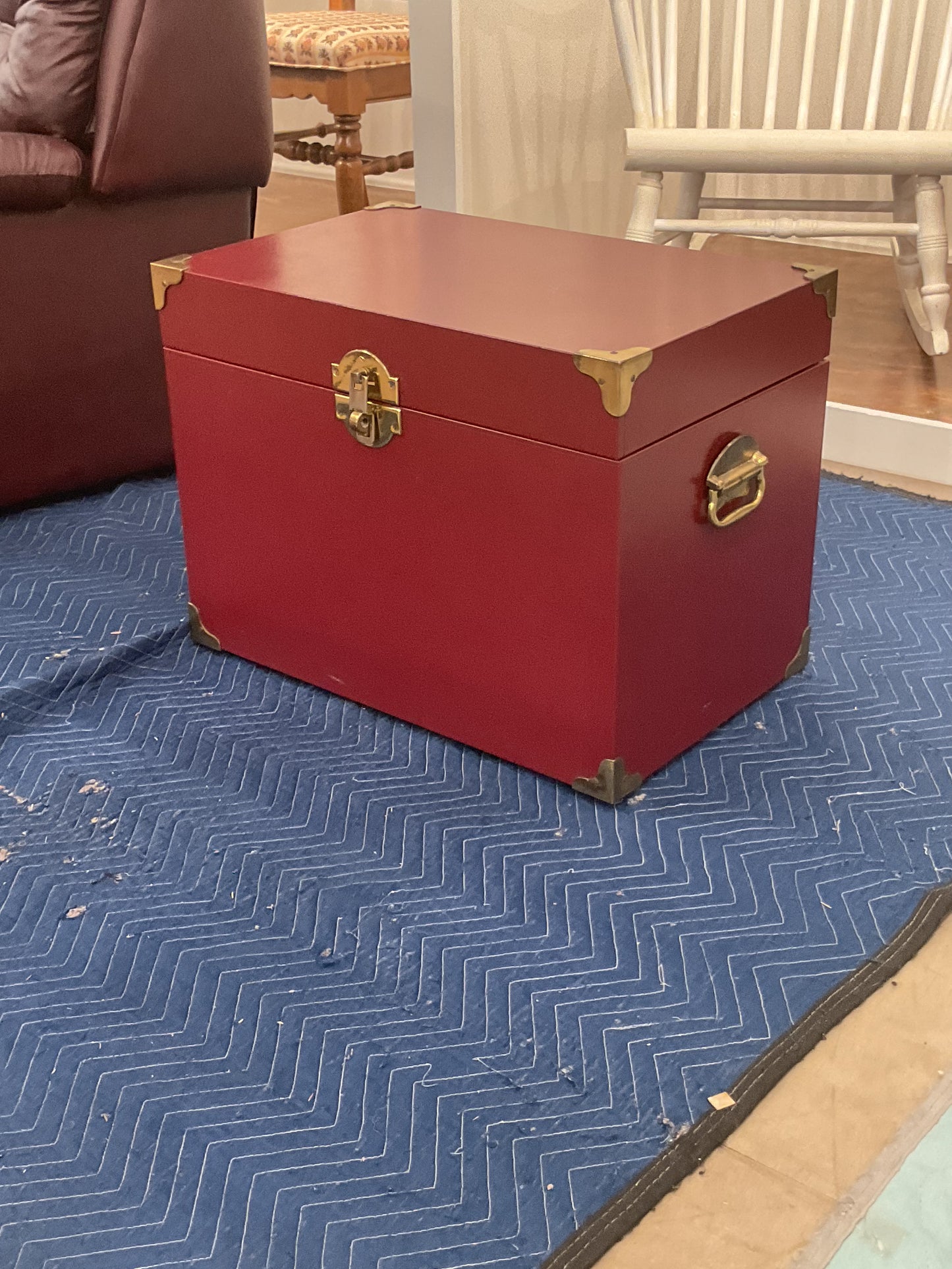 Red Travel Trunk