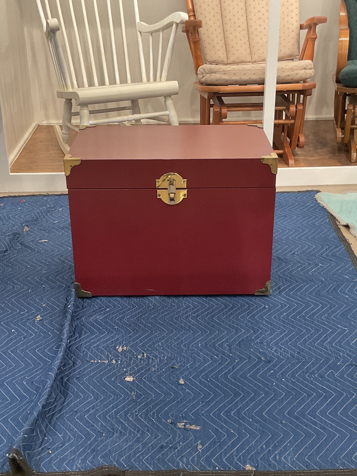 Red Travel Trunk