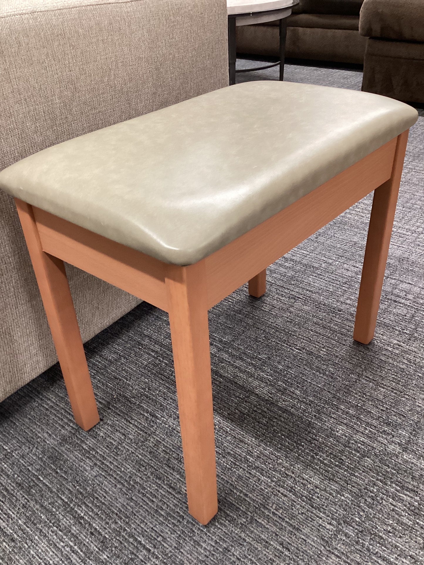 Tan Piano Bench