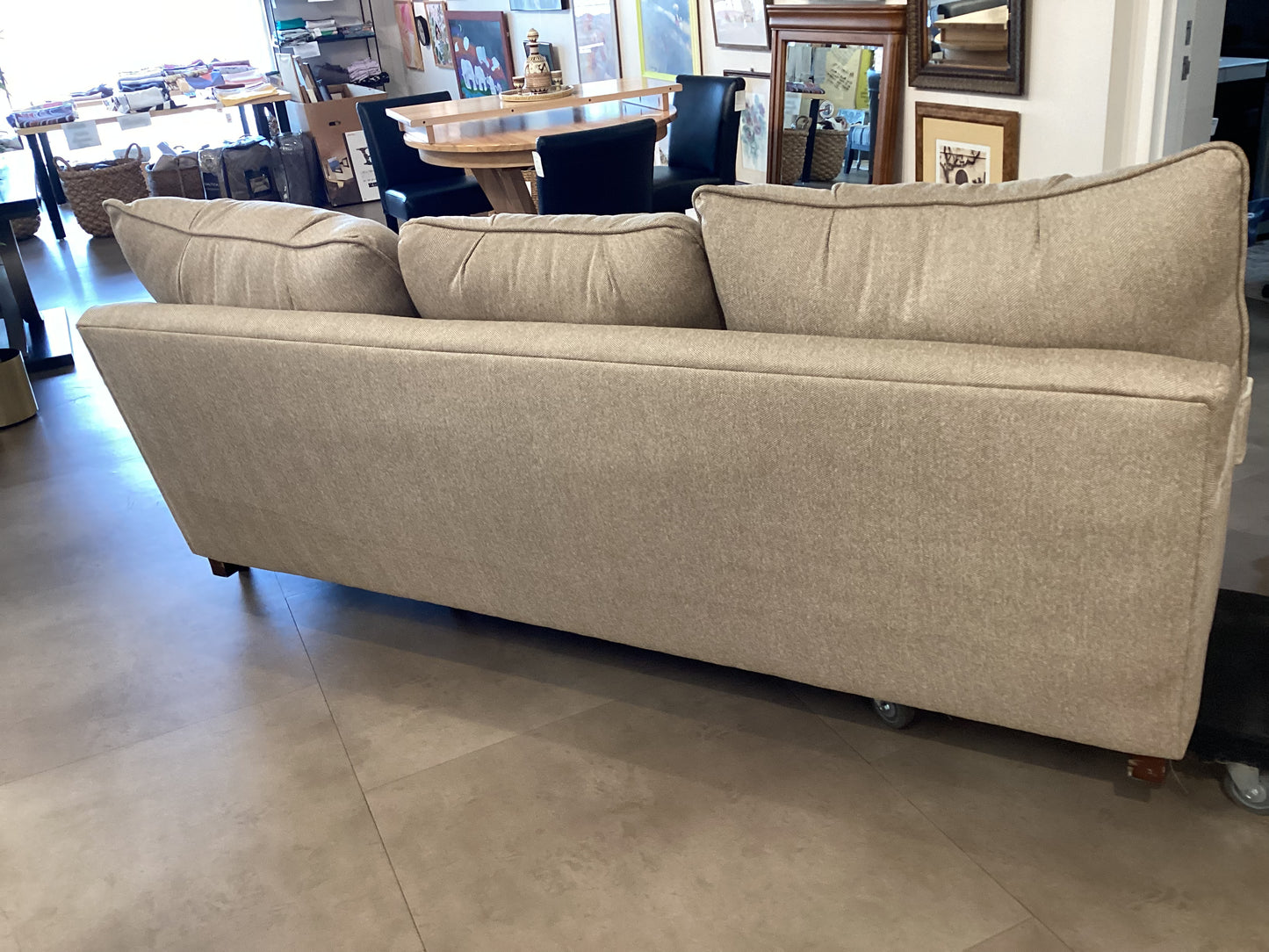 Dark Beige Deep Seat Sofa