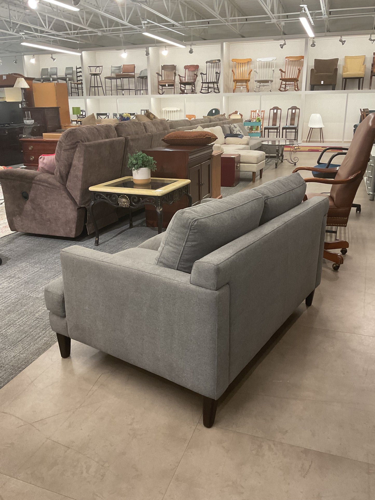 Gray Loveseat Sofa