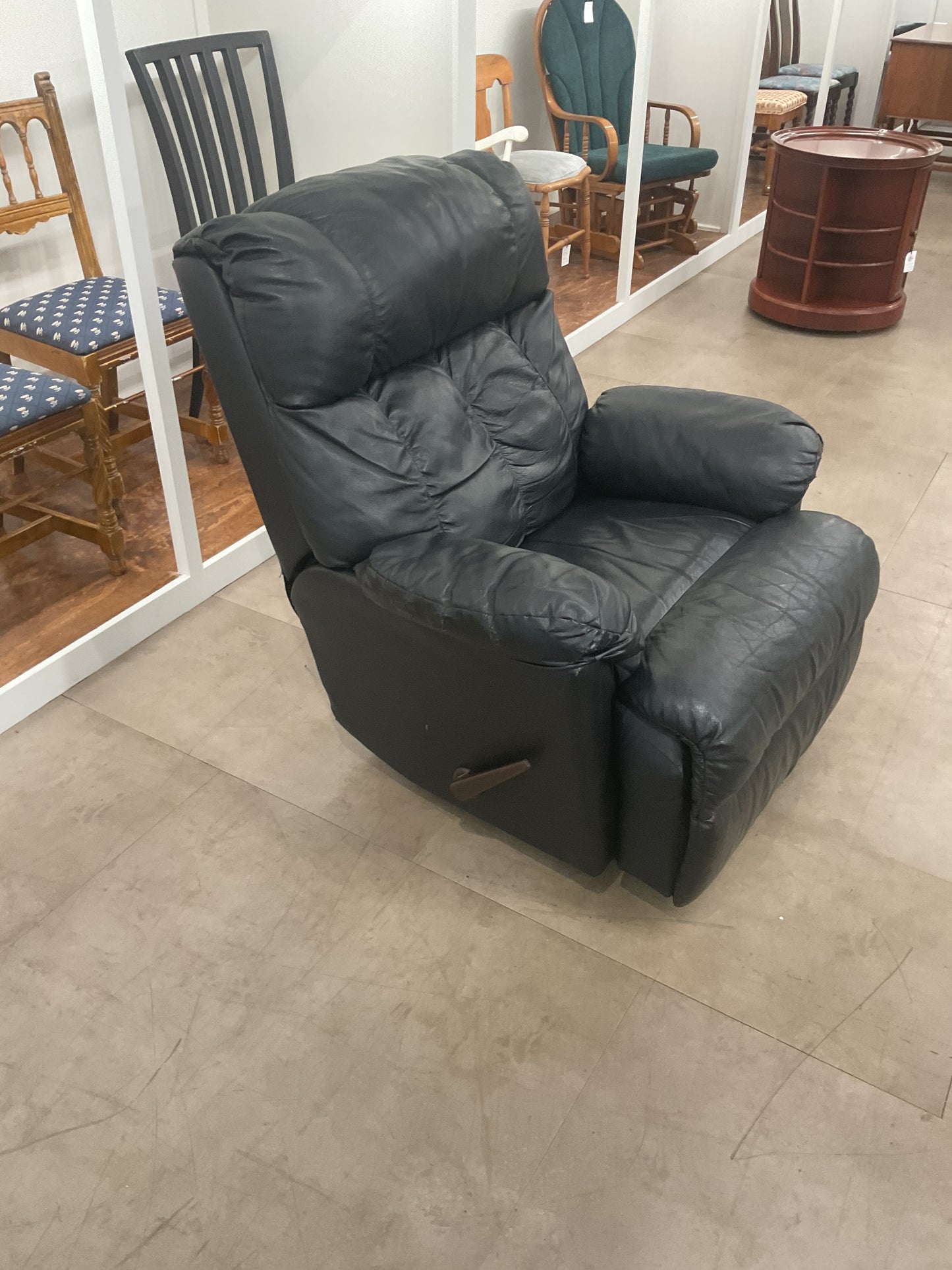 Deep Black Recliner