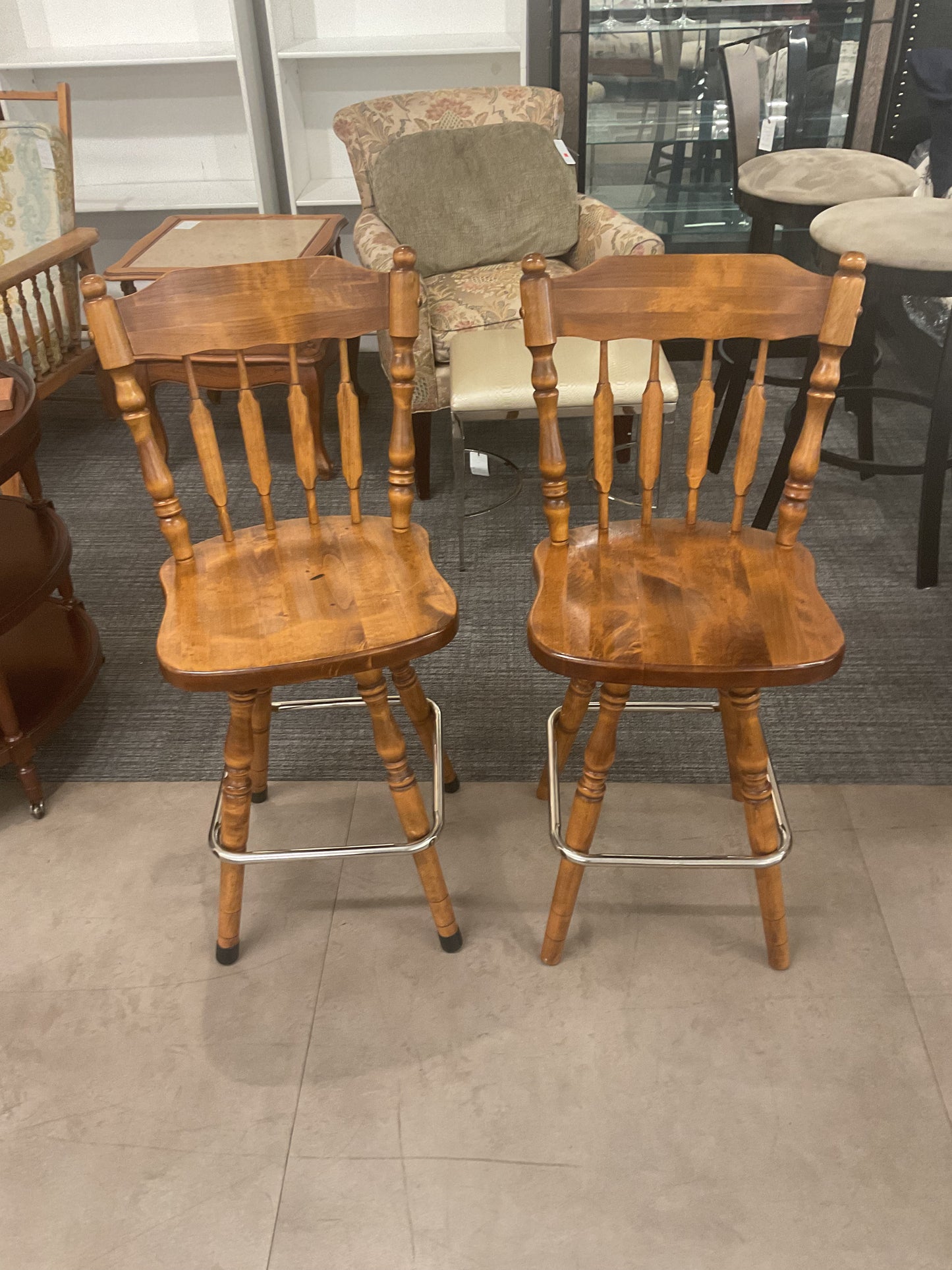 Swivel Counter Stool Pair