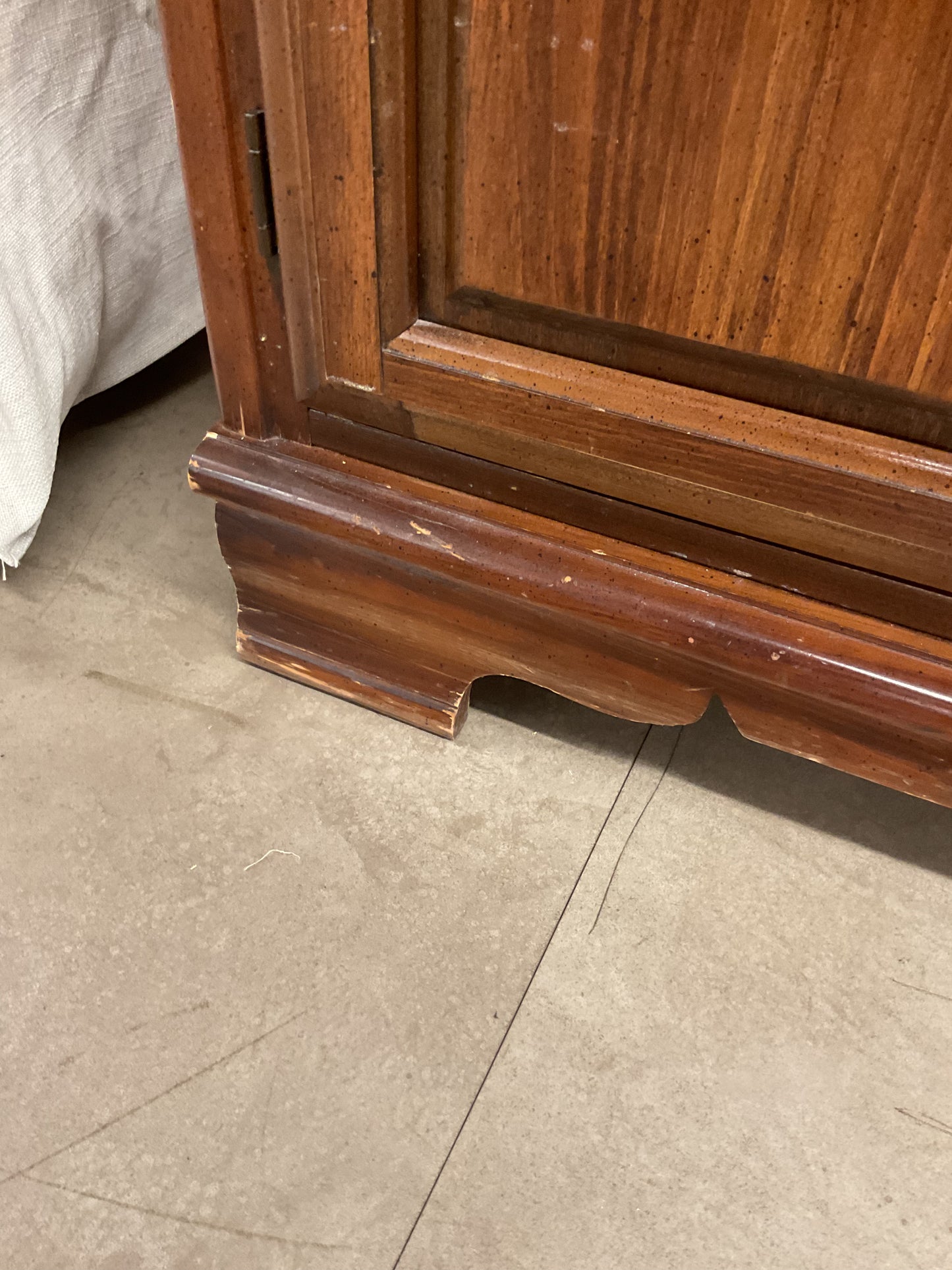 Golden Handle Wood Chest
