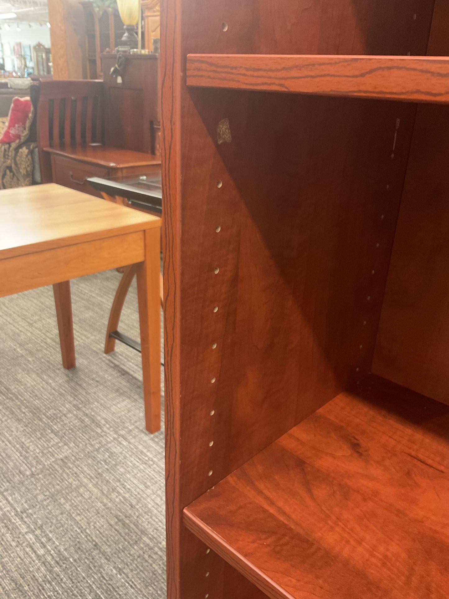 Tall & Red Bookcase