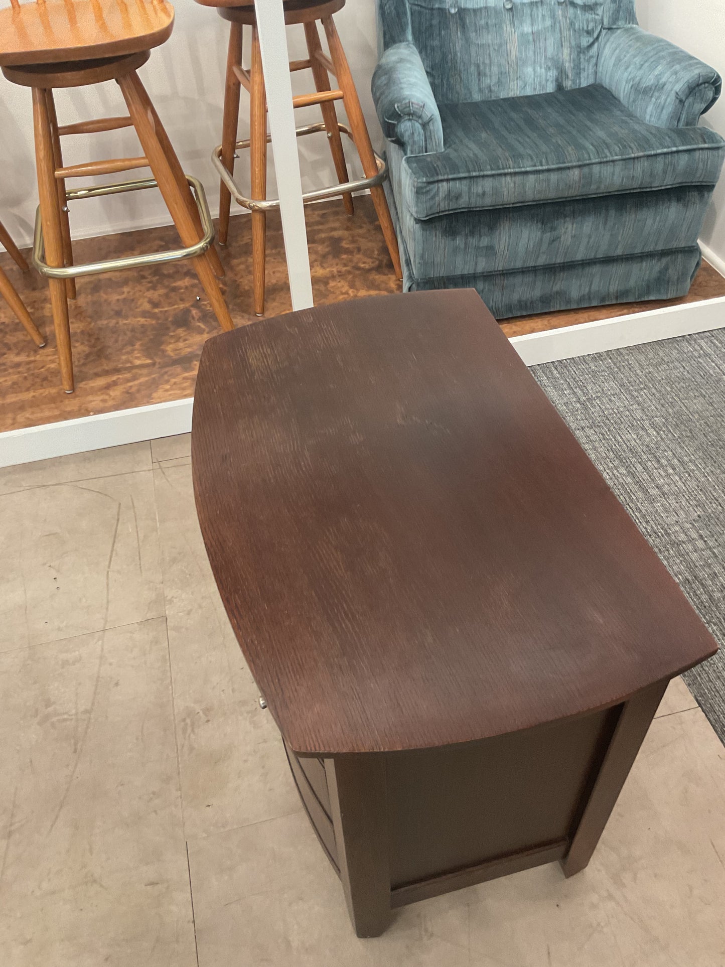 Dark Wood Nightstand