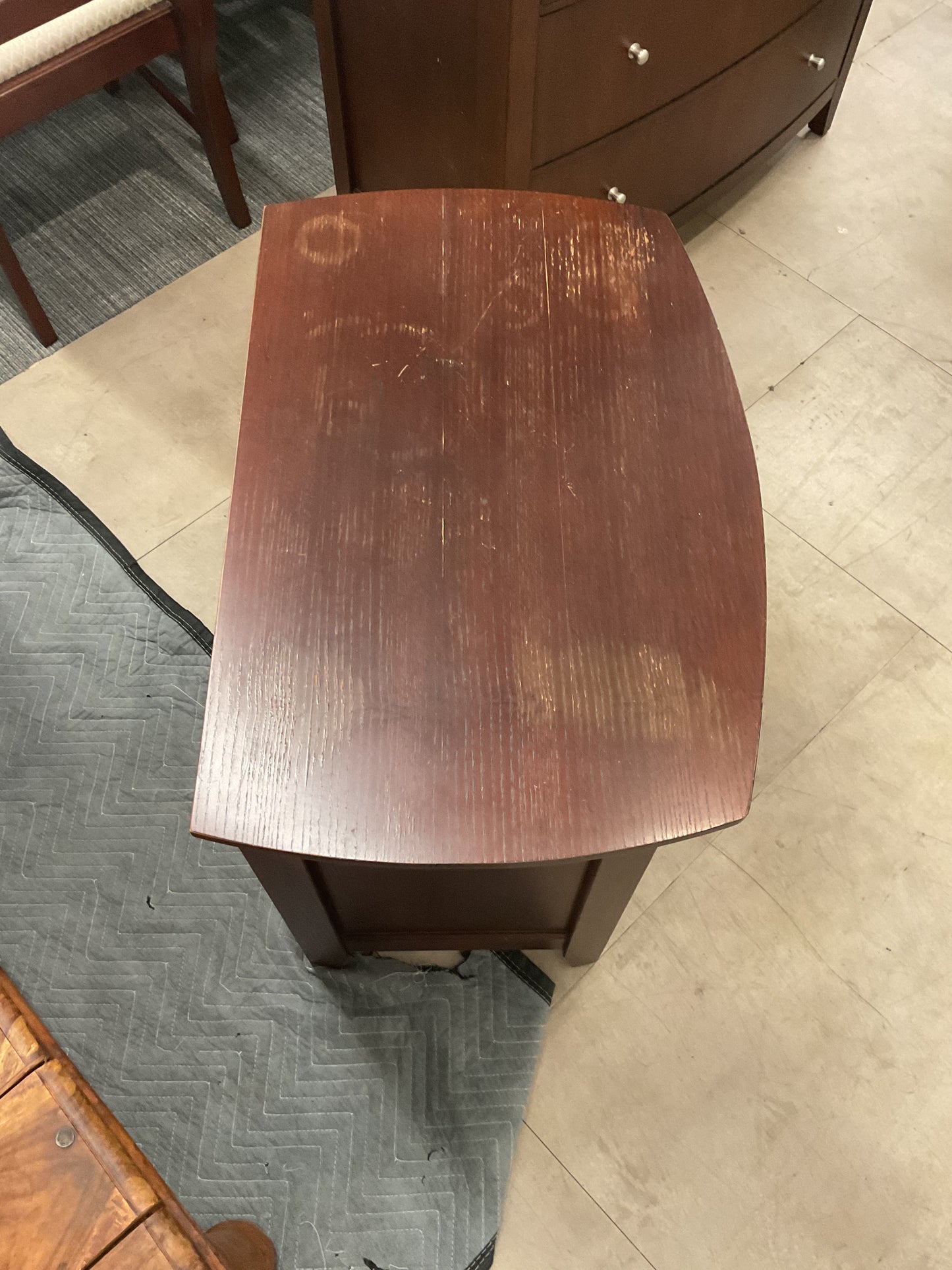 Dark Wood Nightstand