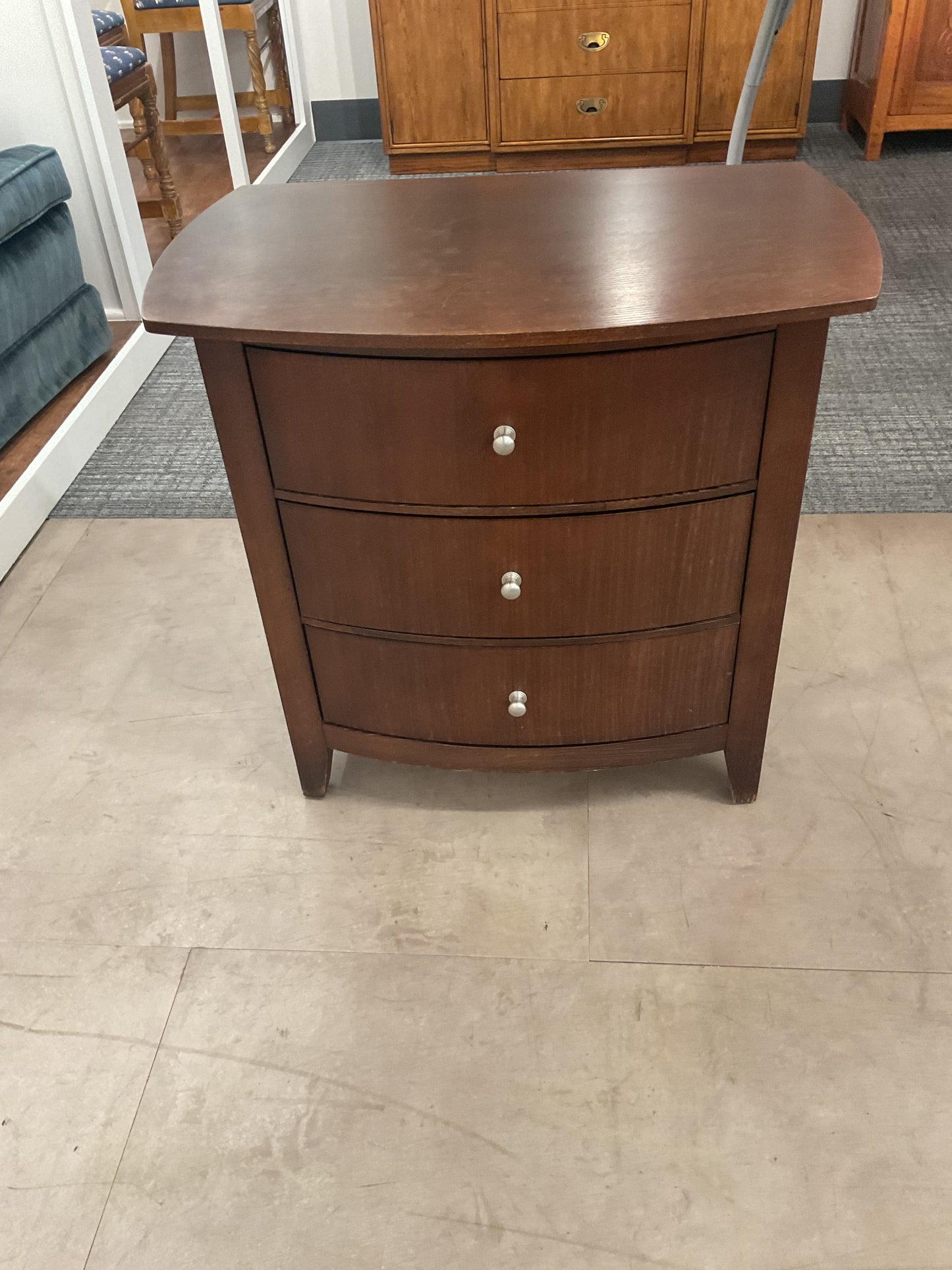 Dark Wood Nightstand