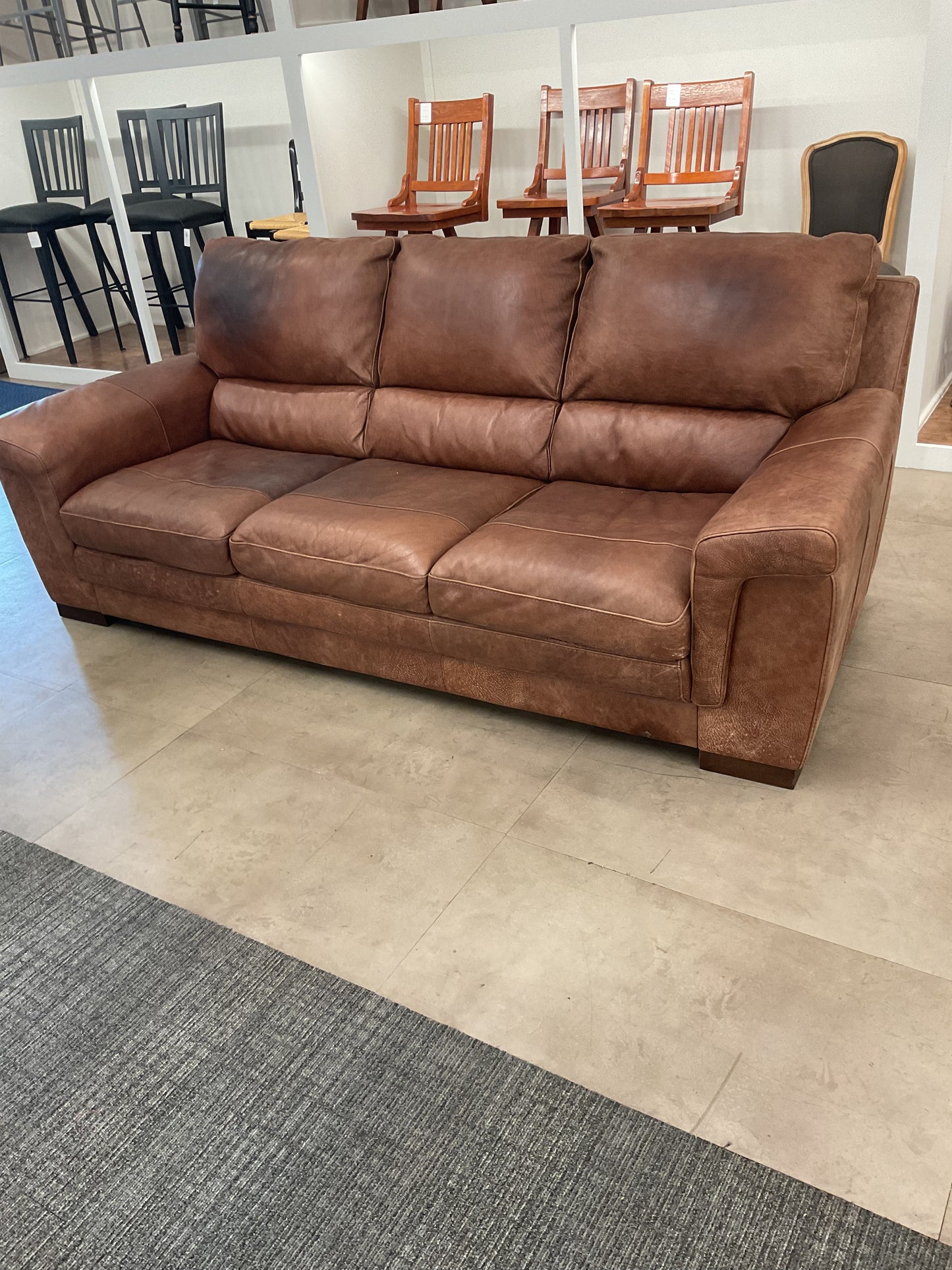 Soft Line Leather Sofa