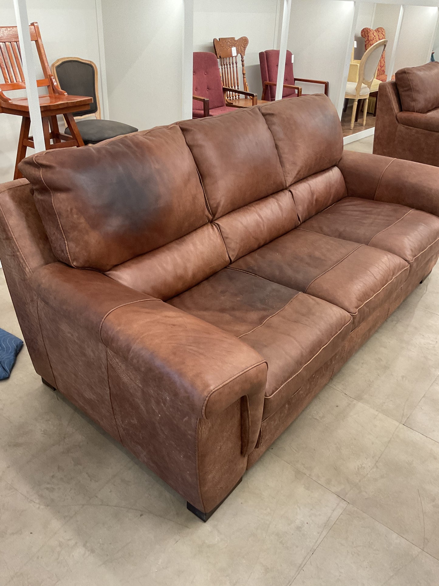 Soft Line Leather Sofa