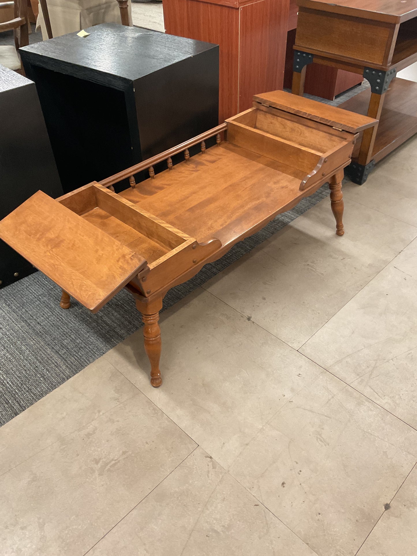 Ethan Allen Nutmeg Coffee Table