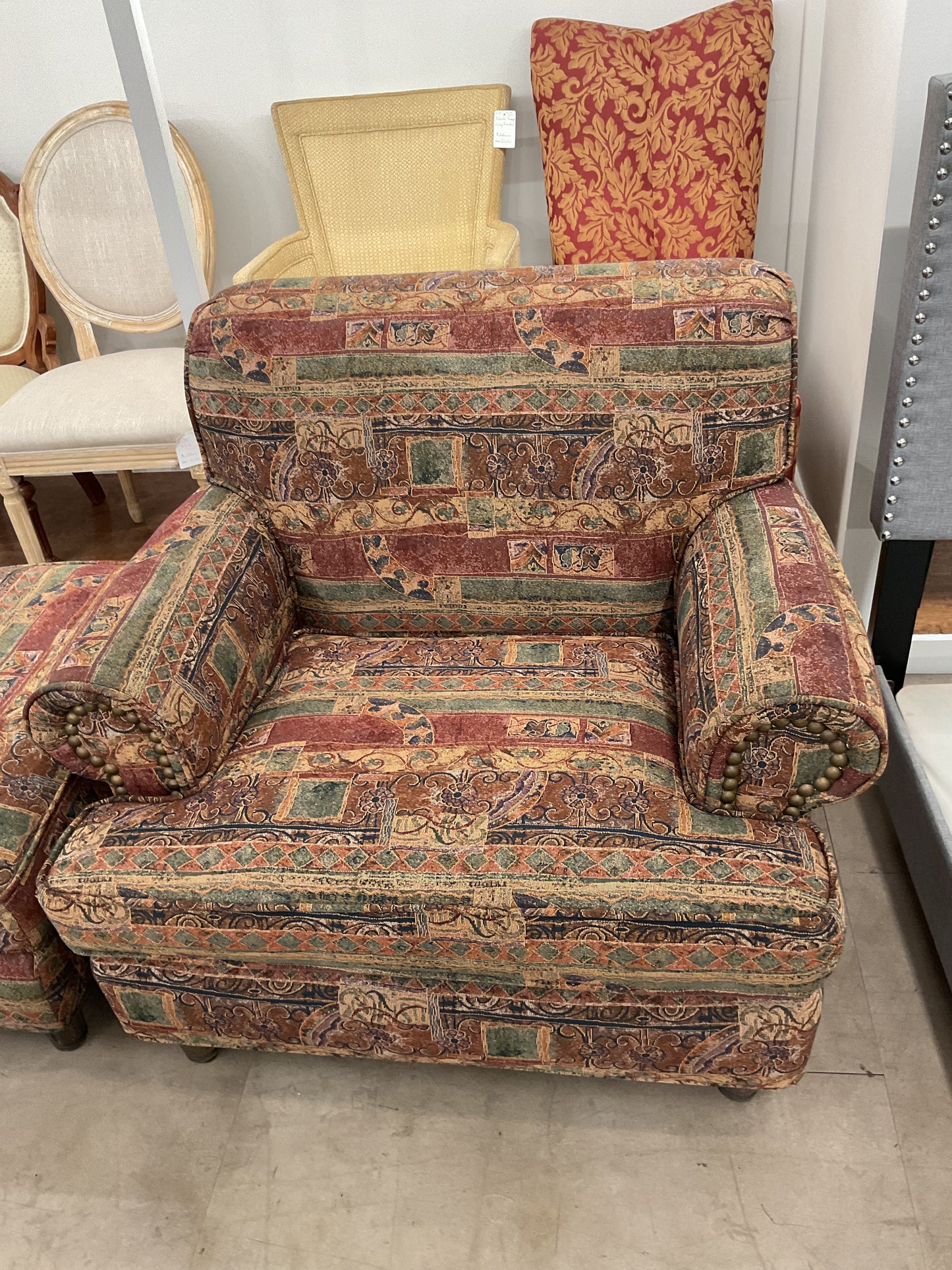 Inca Chair & Ottoman