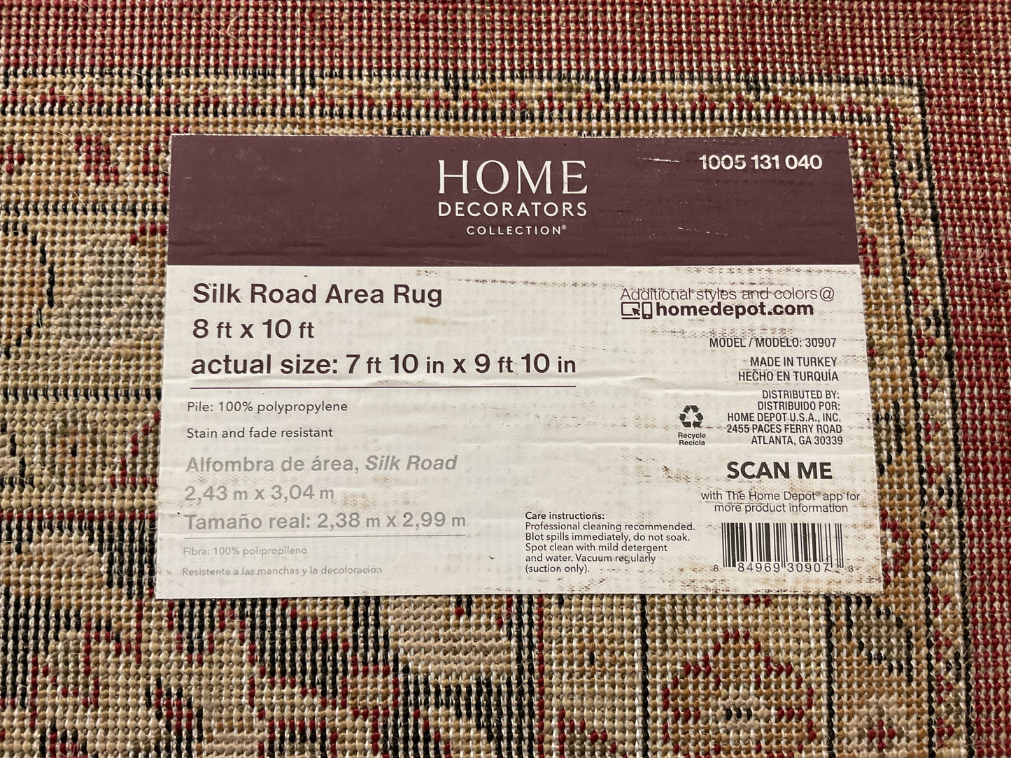 Home Decorators Silk Road Area Rug (R063)